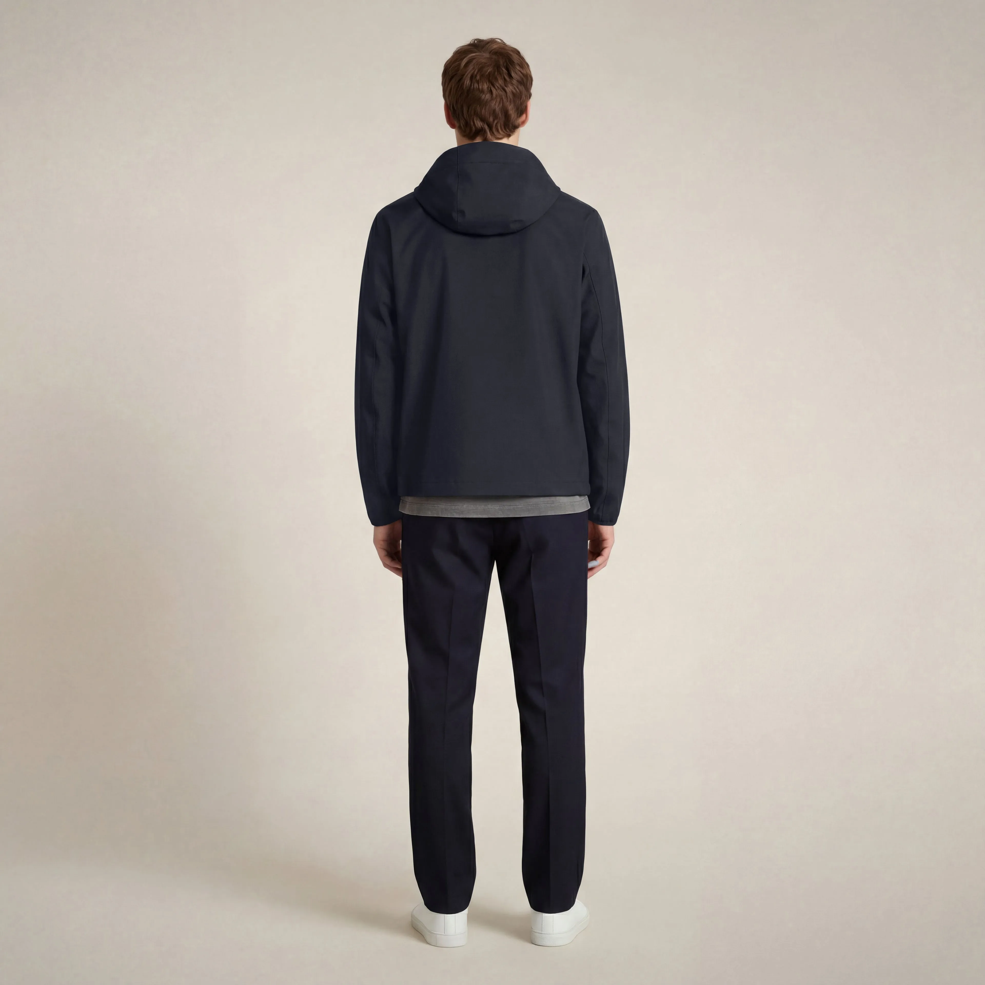 Men's hooded jacket drop in blue black sold by Save The Duck product image thumbnail 2