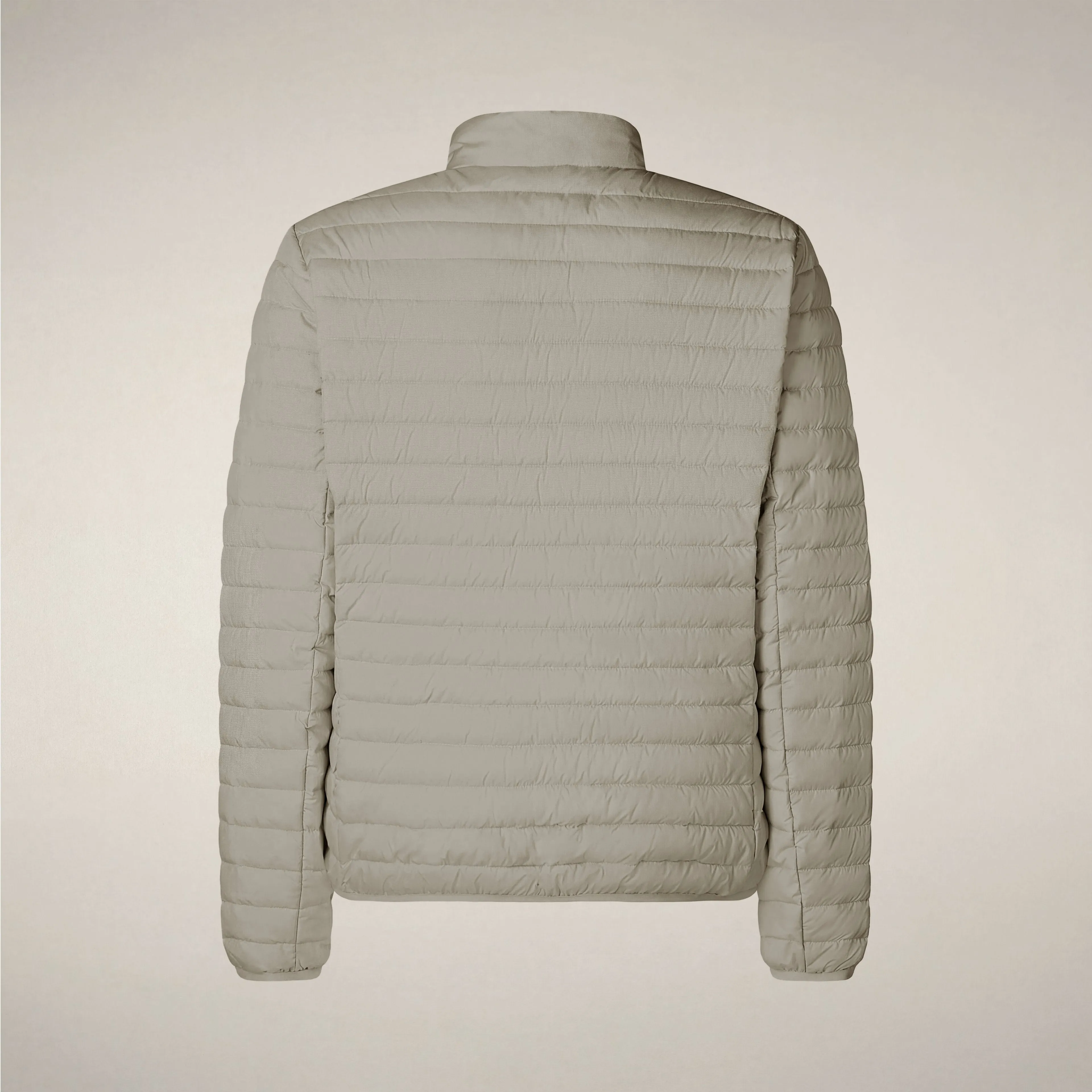 Men's animal free puffer jacket cole in rainy beige sold by Save The Duck product image thumbnail 4