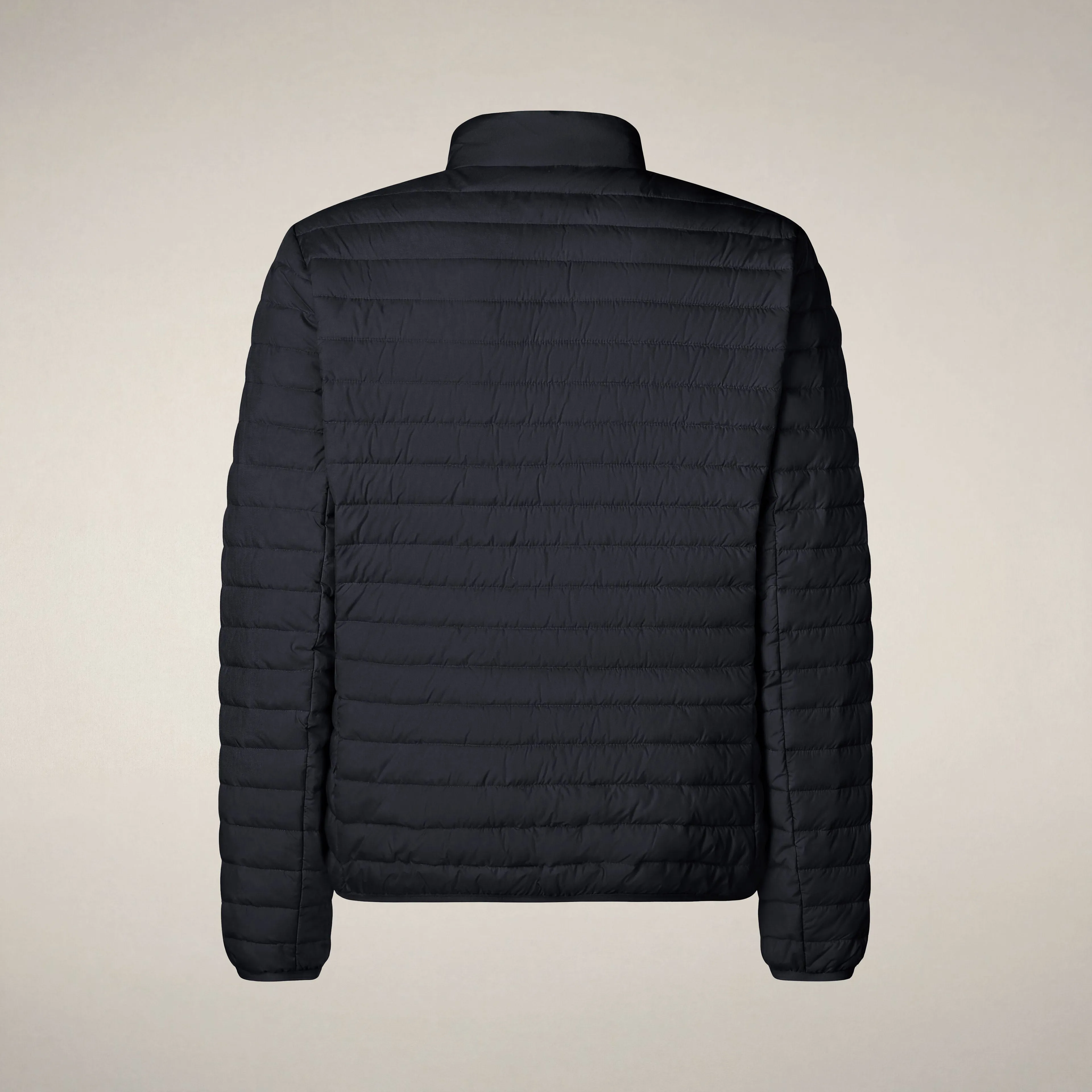 Men's animal free puffer jacket cole in blue black sold by Save The Duck product image thumbnail 4