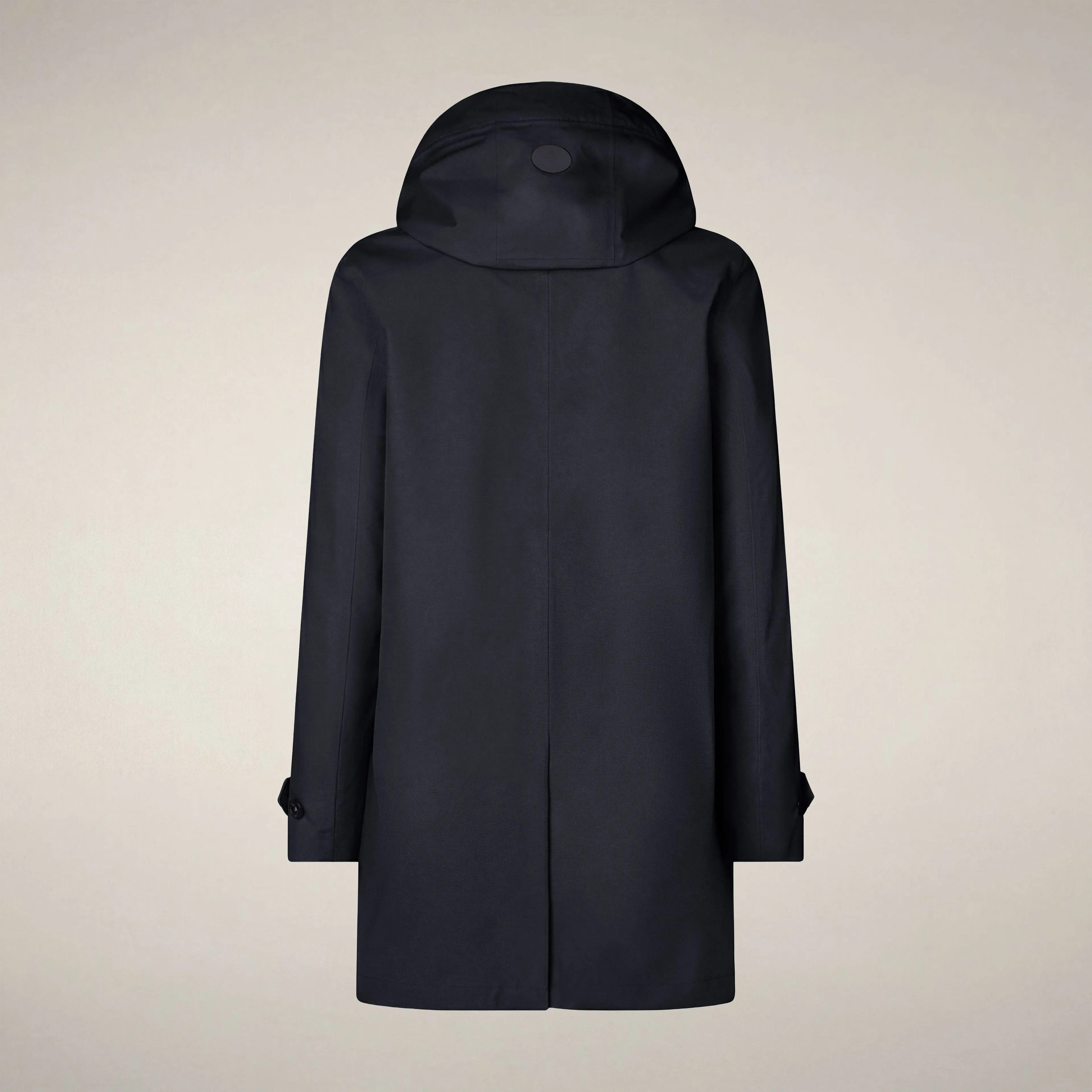 Women's hooded coat april in blue black sold by Save The Duck product image thumbnail 4