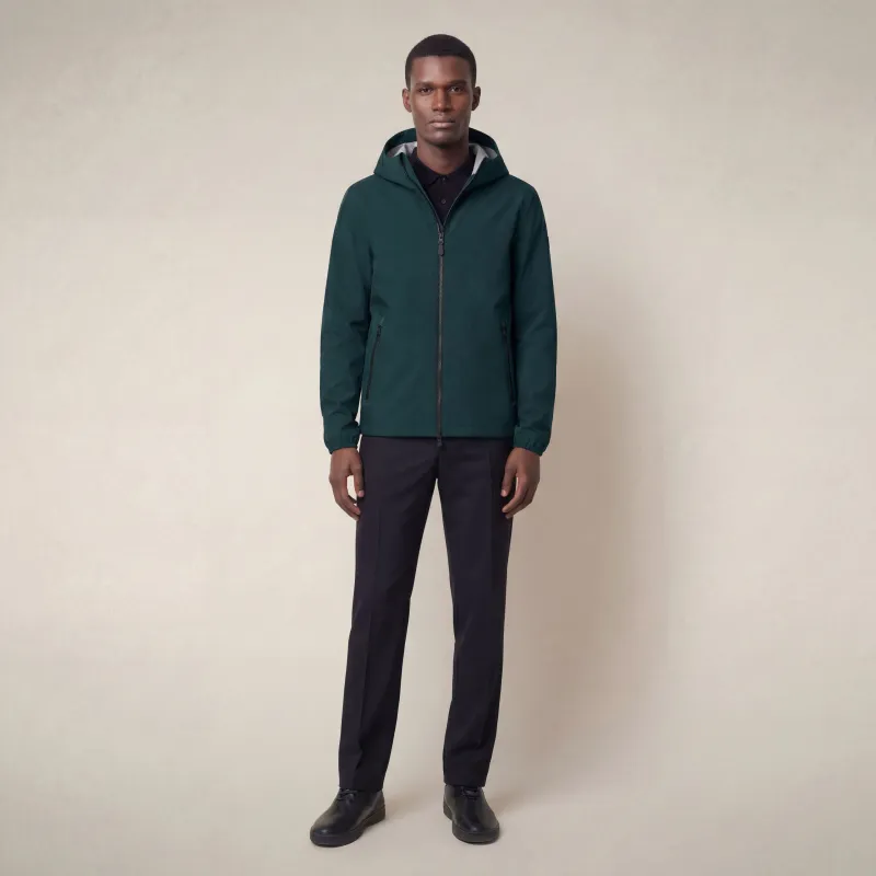 Men's Rain Jacket Drop in Salamander Green sold by Save The Duck