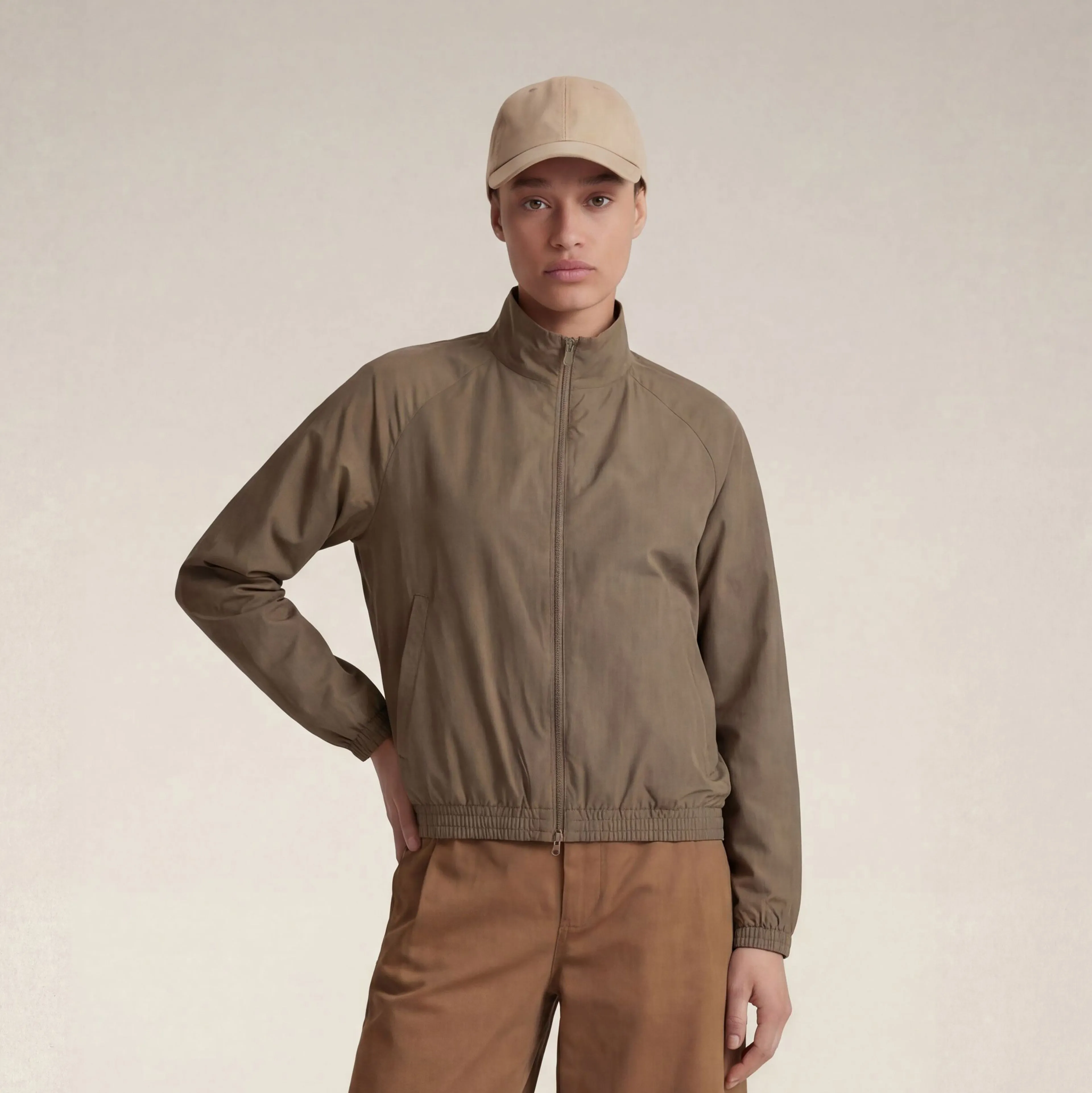 Women's Bomber Wyla in Khaki Brown - OMW sold by Save The Duck product image thumbnail 5