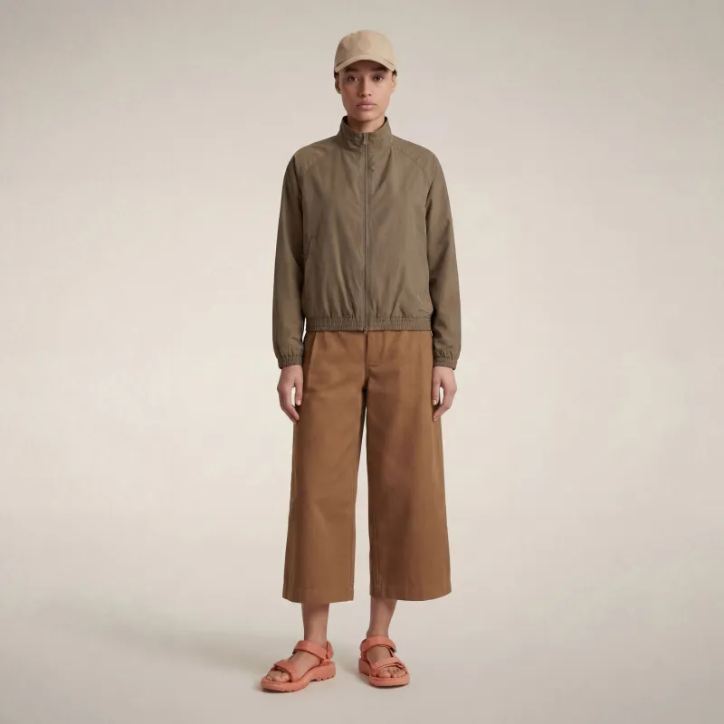 Women's Bomber Wyla in Khaki Brown - OMW made by Save The Duck