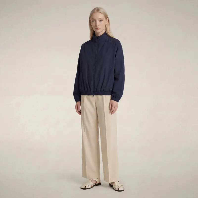 Women's Bomber Wyla in Navy Blue - OMW made by Save The Duck