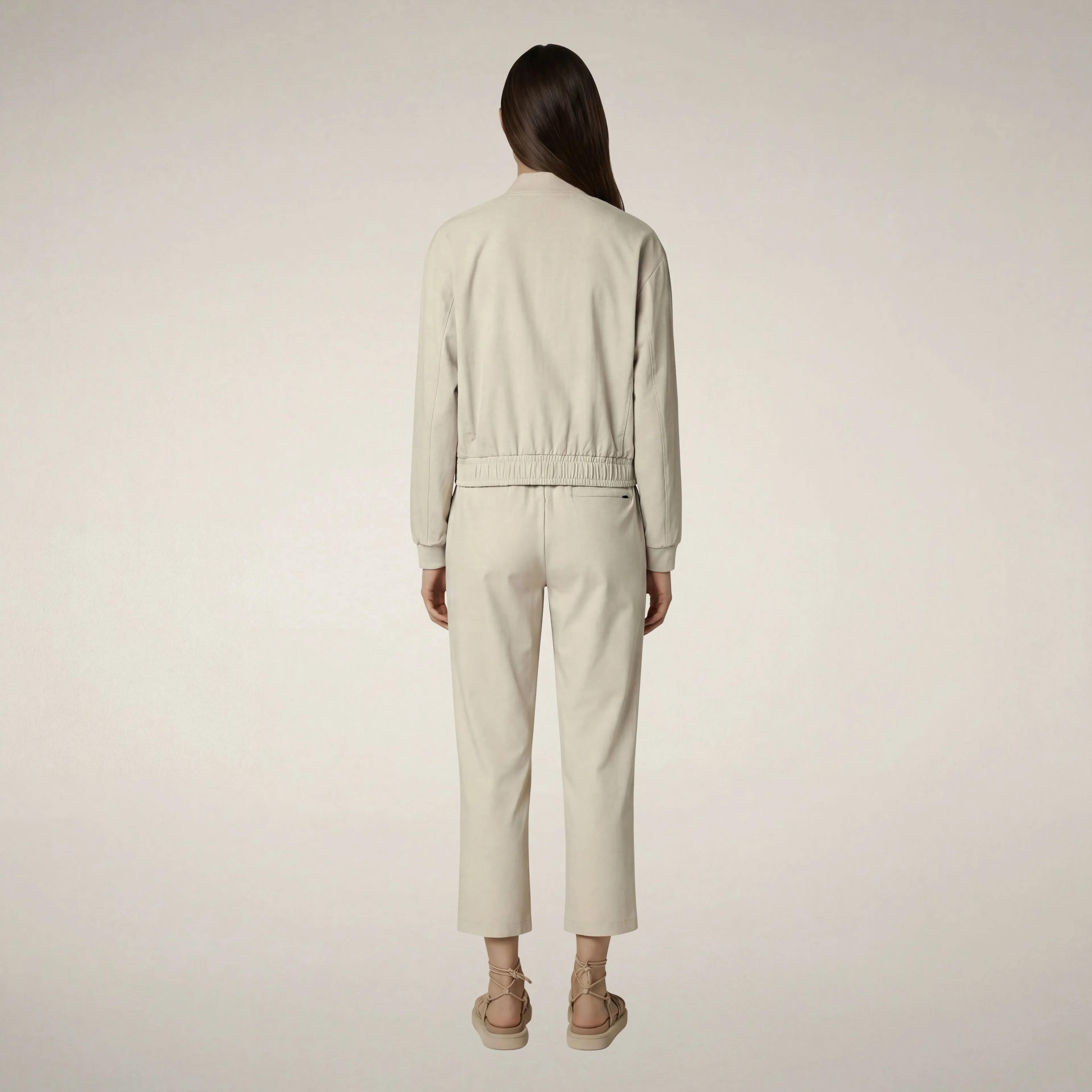 Women's pants milan in rainy beige sold by Save The Duck product image thumbnail 4