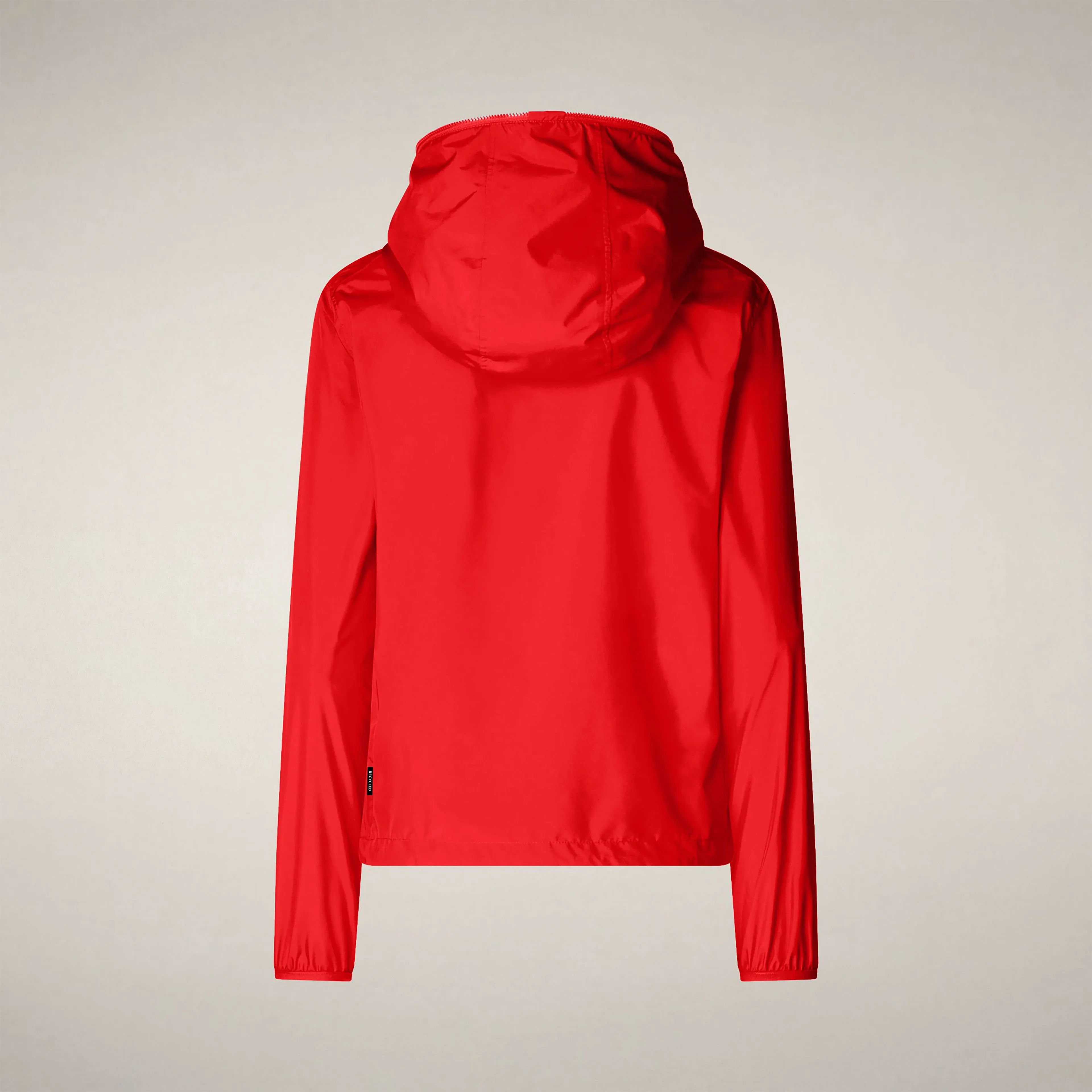 Women's hooded jacket stella in jack red sold by Save The Duck product image thumbnail 4