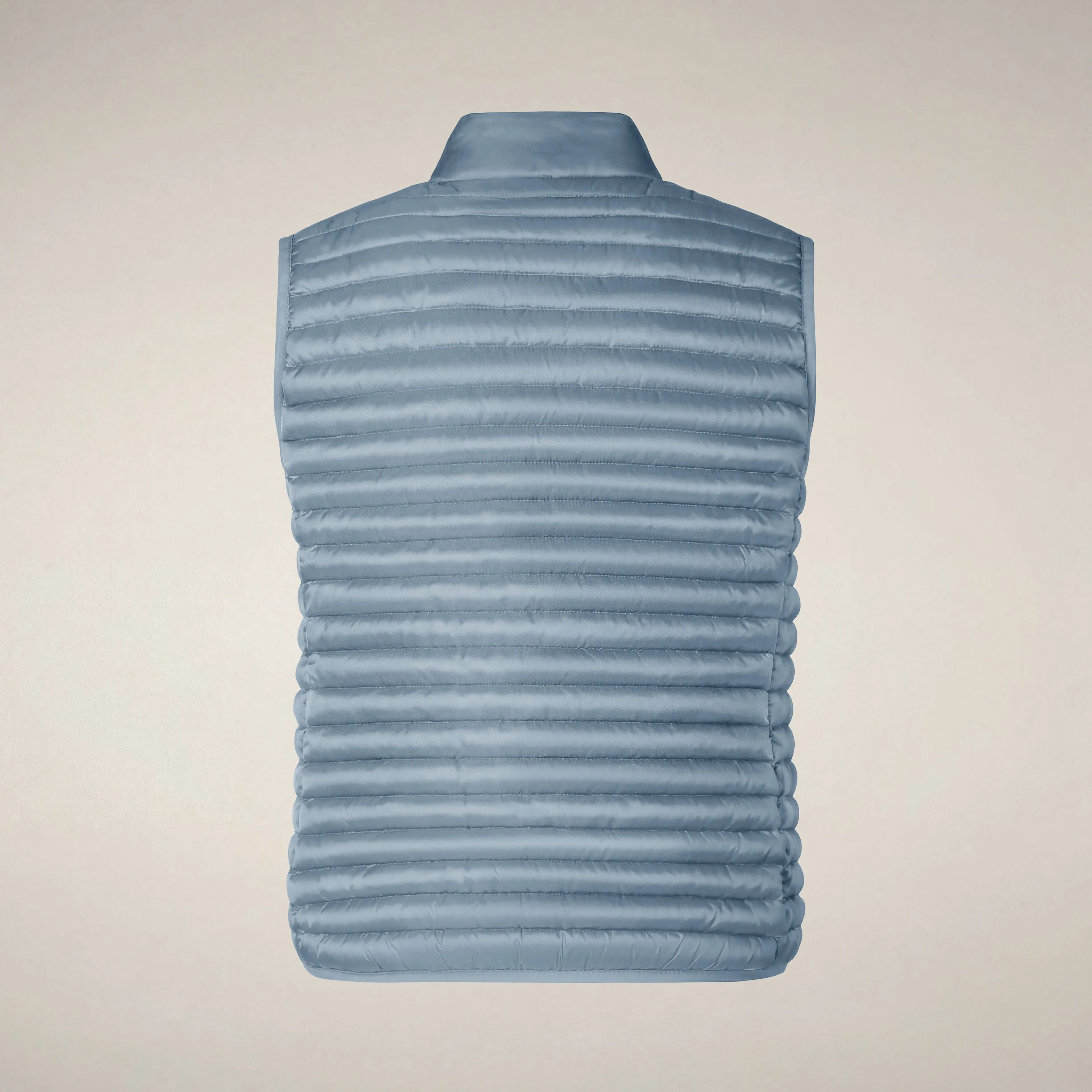 Women's Puffer Vest Arabella in Dusty Blue sold by Save The Duck product image thumbnail 4