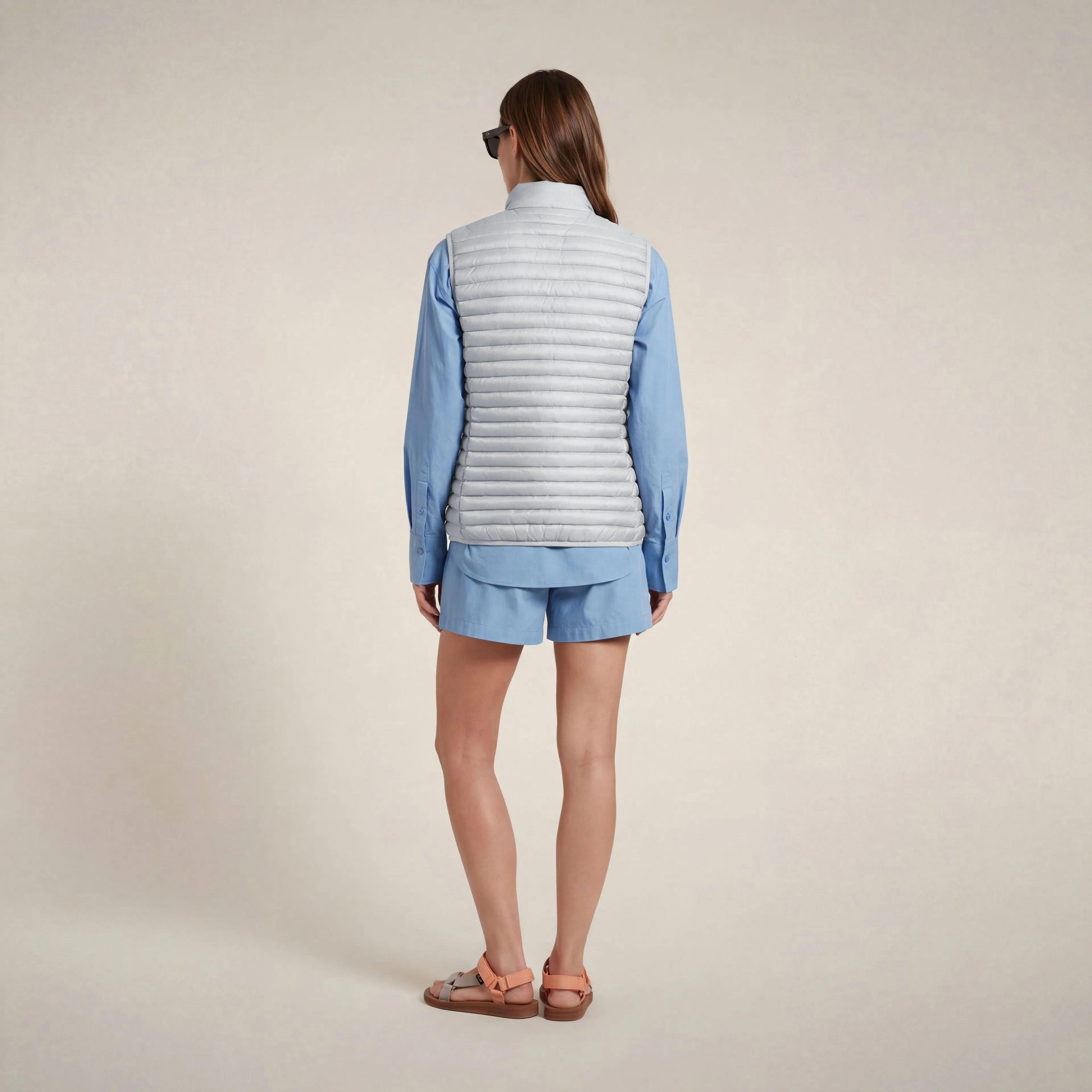 Women's vest arabella in fog grey sold by Save The Duck product image thumbnail 2