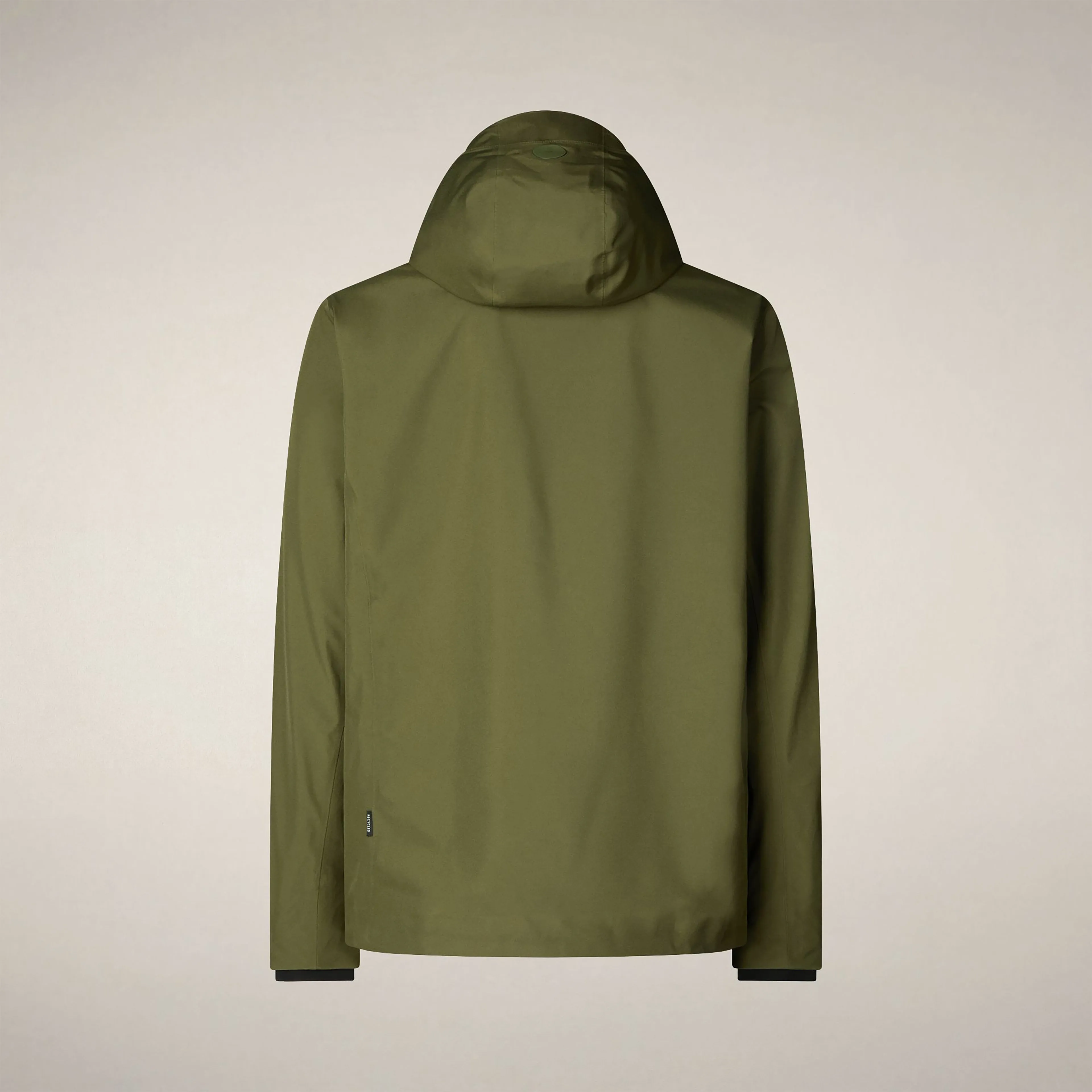 Men's hooded jacket jari in dusty olive sold by Save The Duck product image thumbnail 4