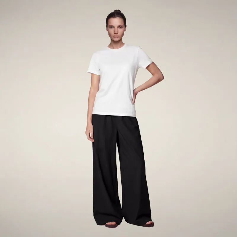Women's Wide Pants Yenna in Black - OMW made by Save The Duck