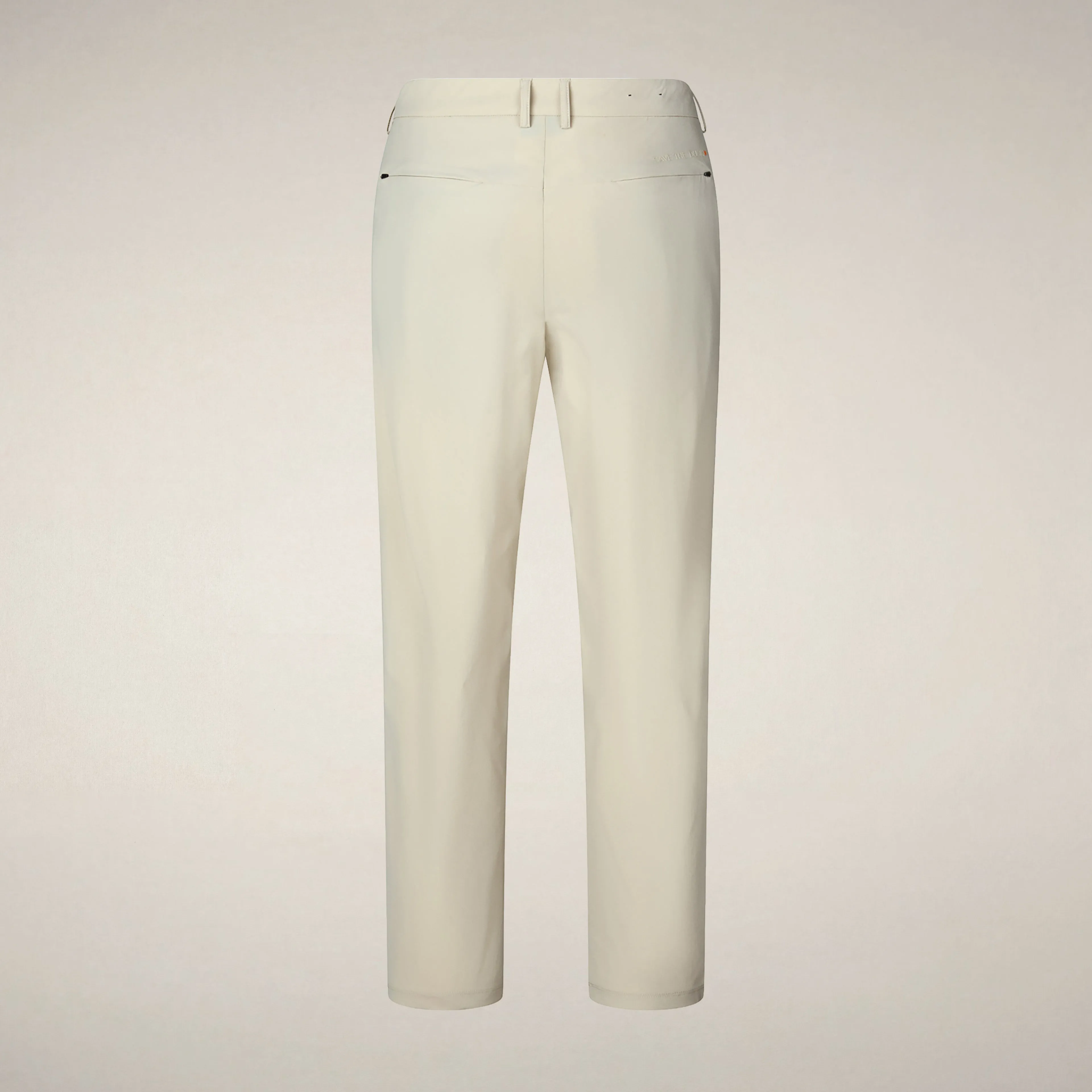Men's Slim Fit Chino Pants Steve in Rainy Beige - FYI sold by Save The Duck product image thumbnail 3