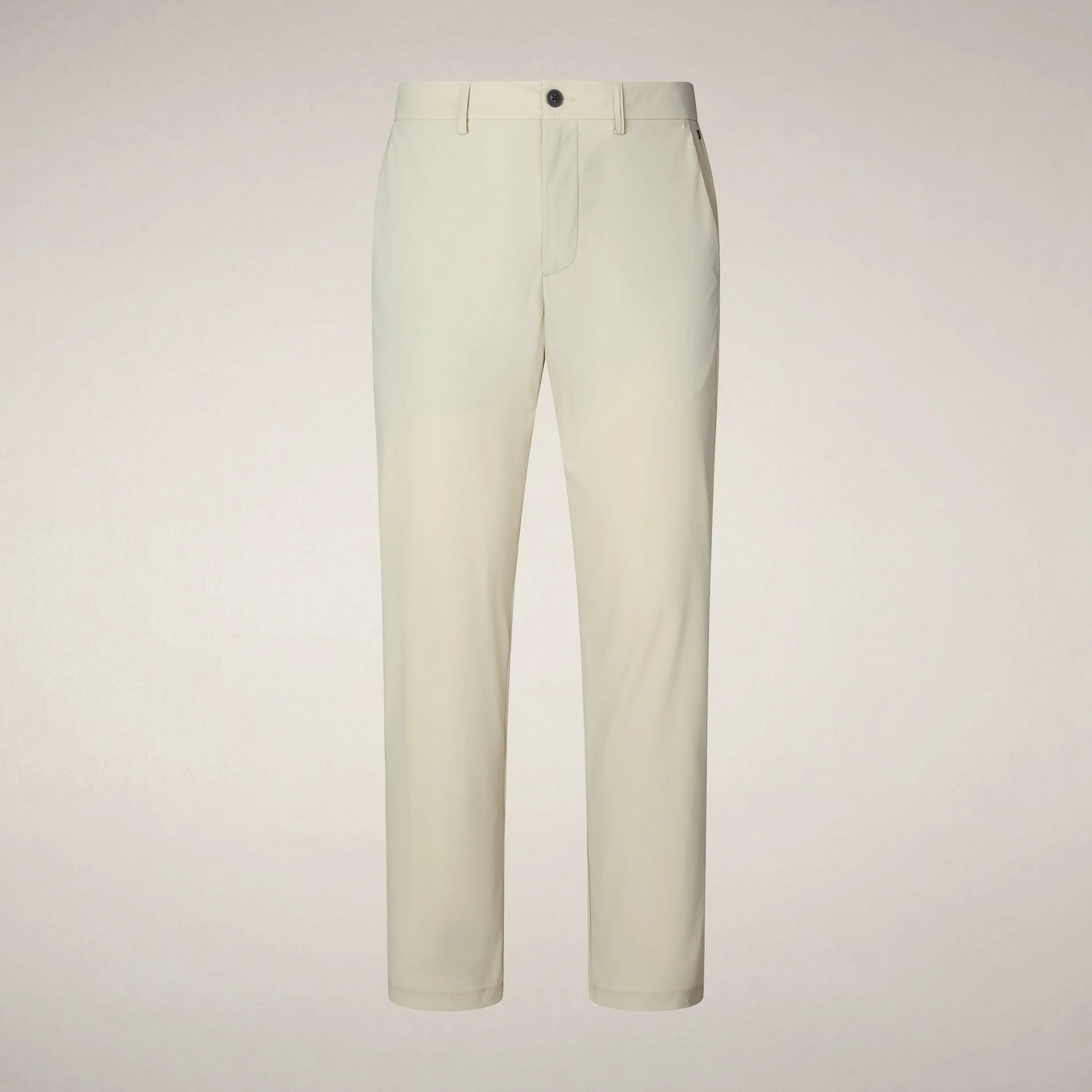 Men's Slim Fit Chino Pants Steve in Rainy Beige - FYI sold by Save The Duck product image thumbnail 4
