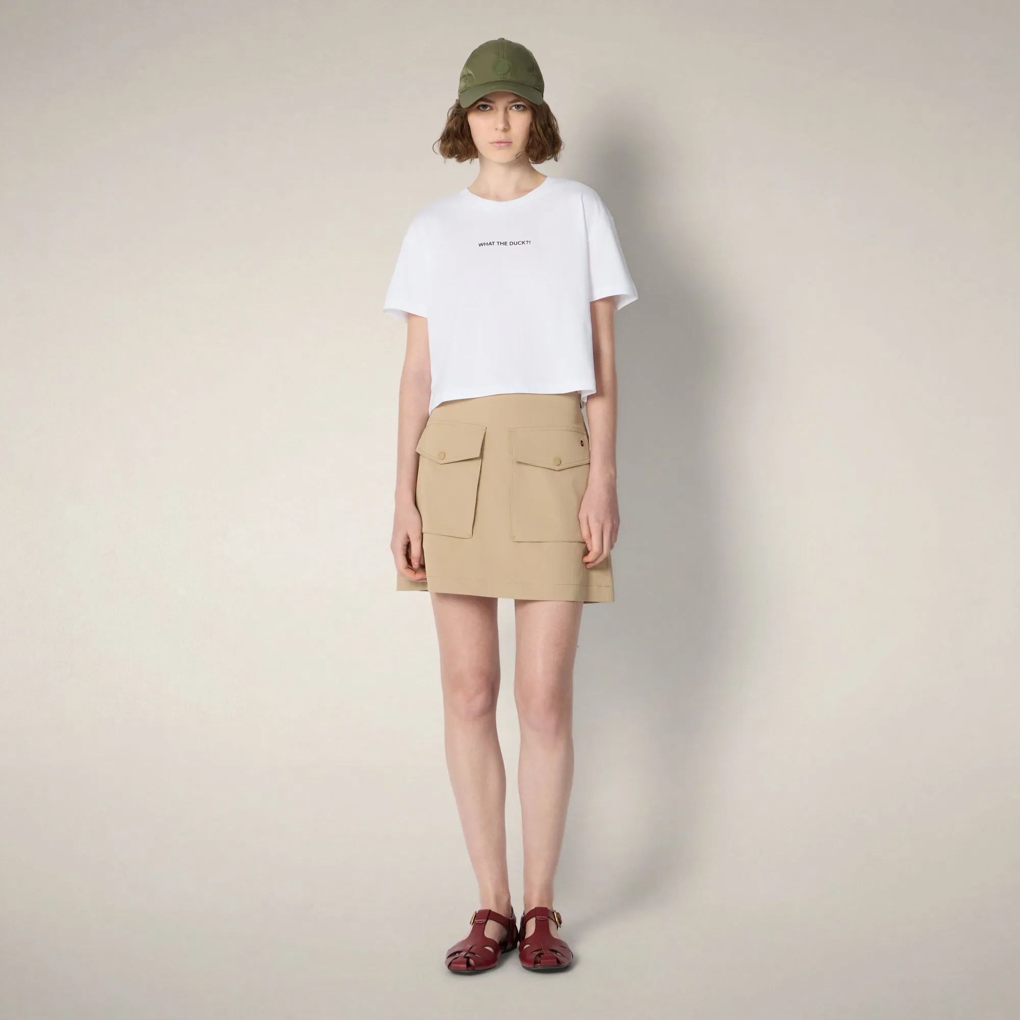 Women's T-shirt Ada in White sold by Save The Duck