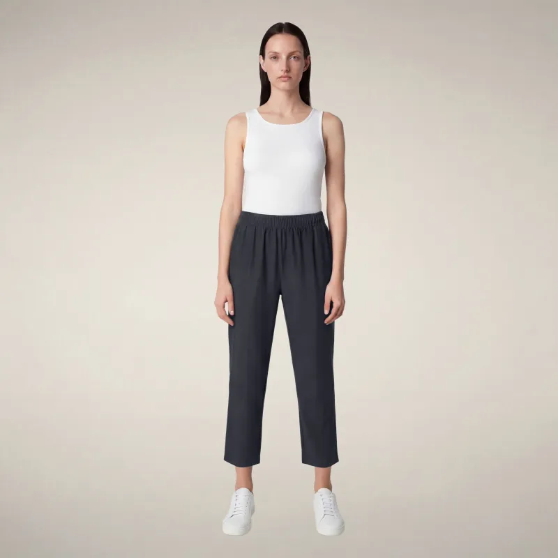 Women's Pants Milan in Blue Black - FYI made by Save The Duck