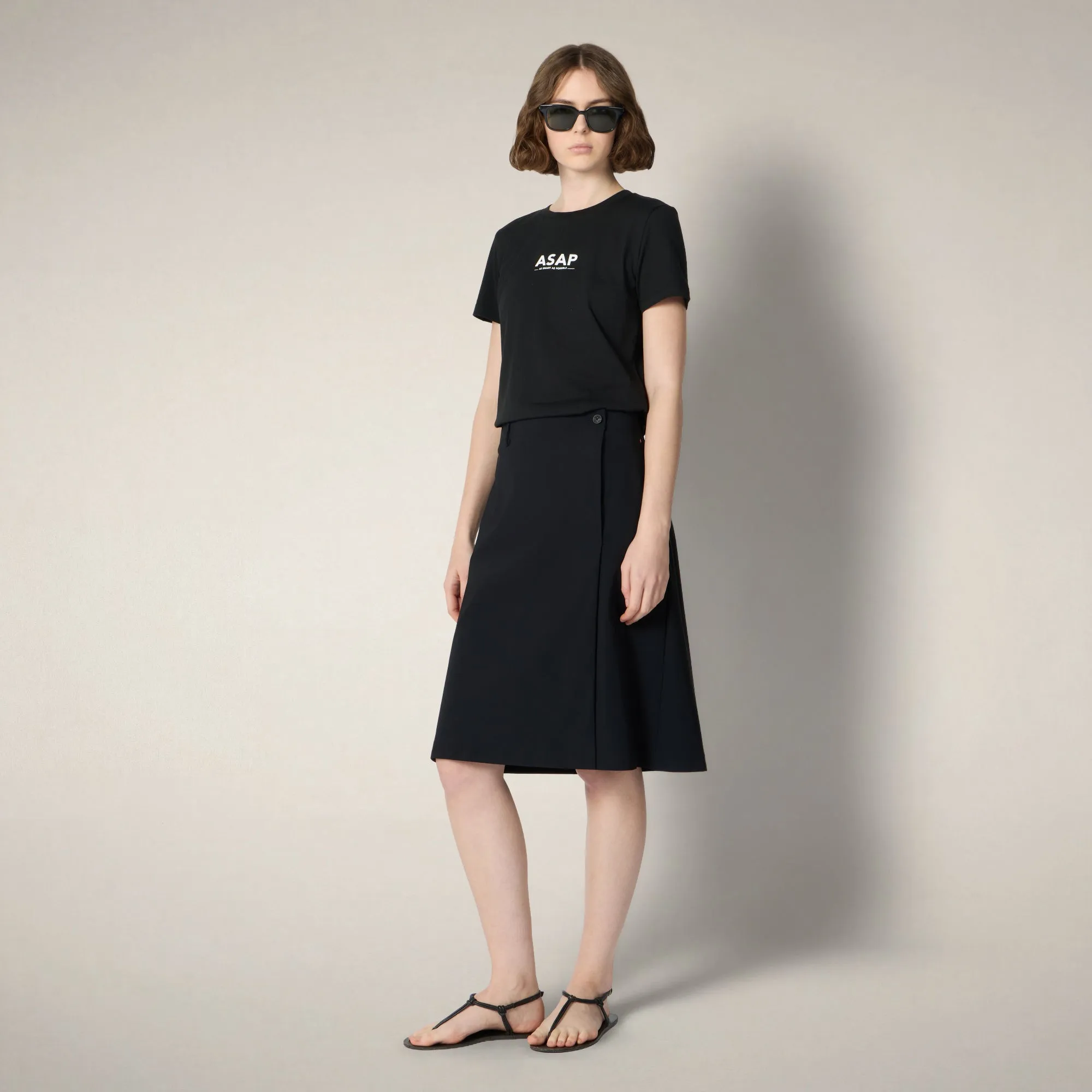 Women's Skirt Alisa in Black - FYI sold by Save The Duck