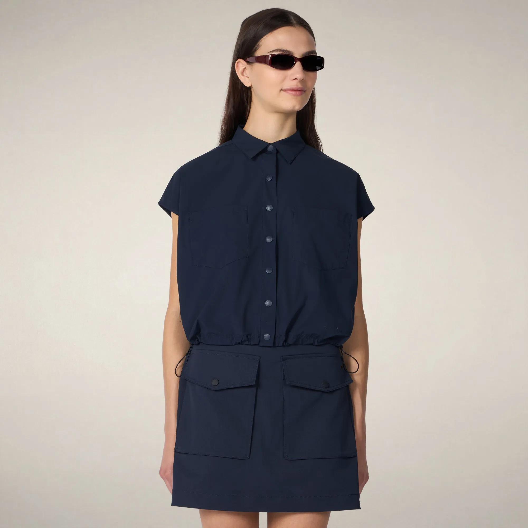 Women's Top Eisha in Navy Blue - ASAP sold by Save The Duck product image thumbnail 5