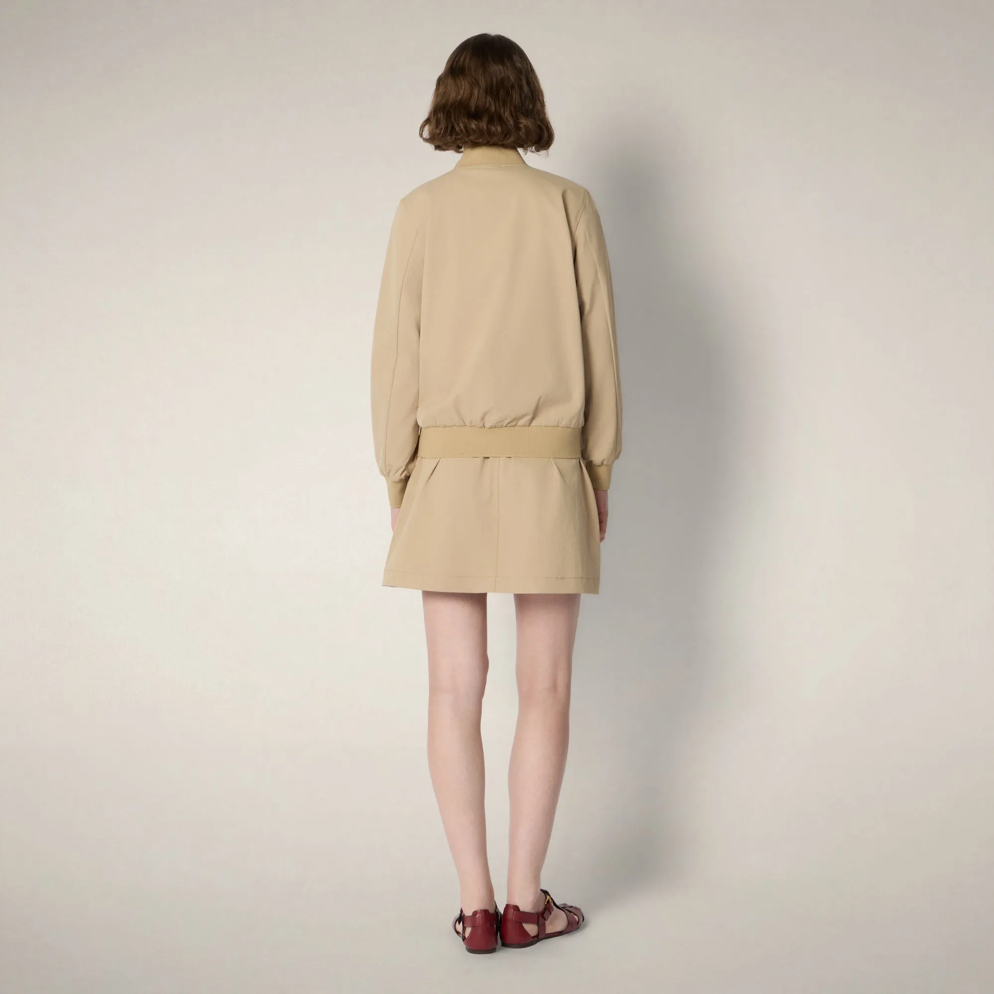 Women's Bomber Jacket Jena in Stardust Beige - ASAP sold by Save The Duck product image thumbnail 2