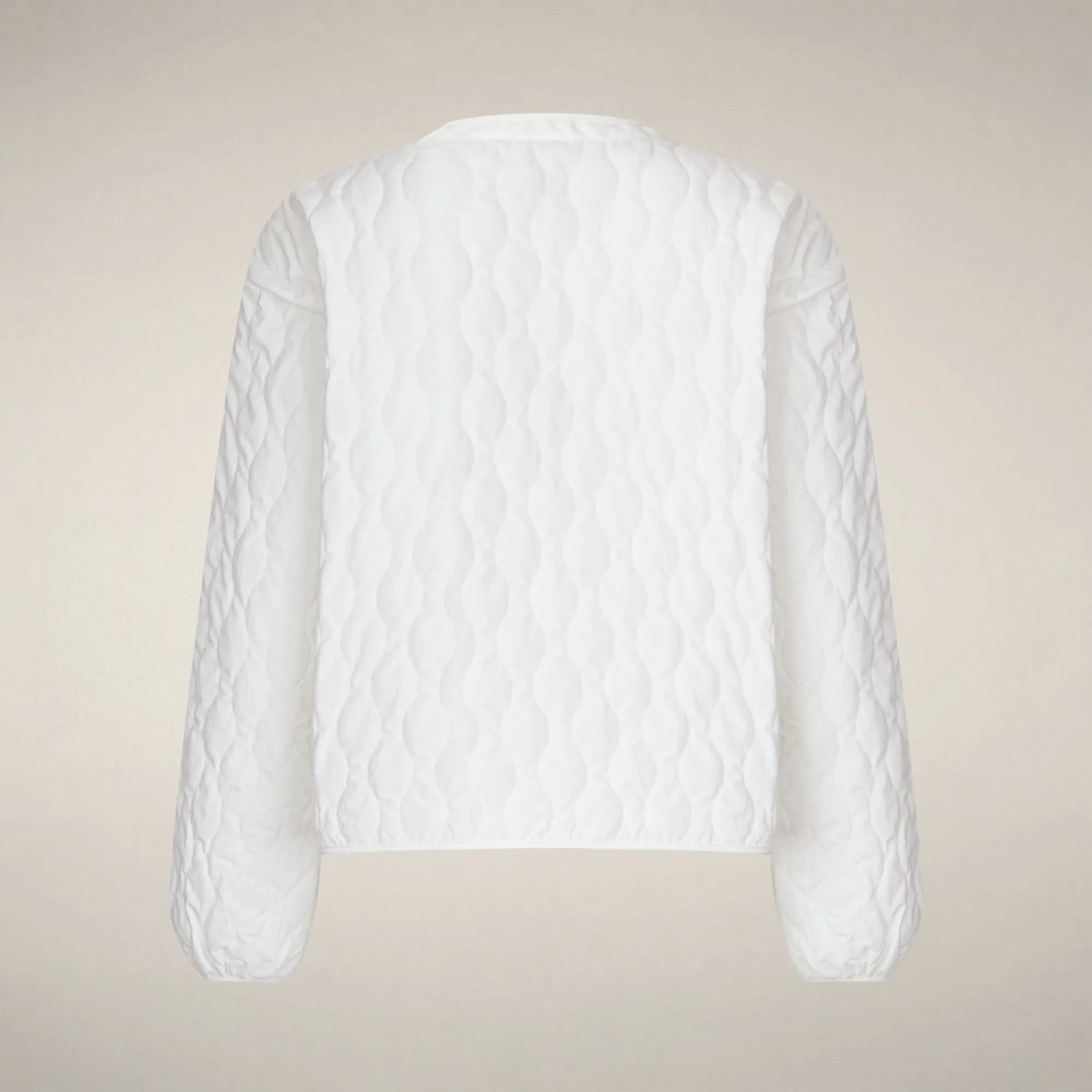 Women's puffer jacket Fara in Off White sold by Save The Duck product image thumbnail 4