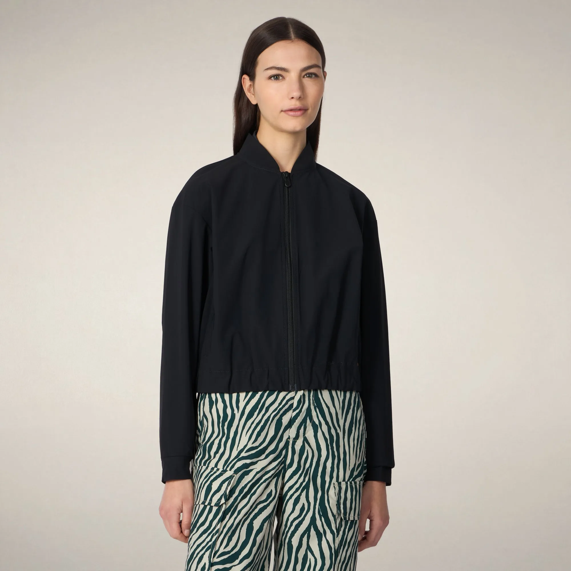 Women's Bomber Jacket Alana in Black - FYI sold by Save The Duck product image thumbnail 5