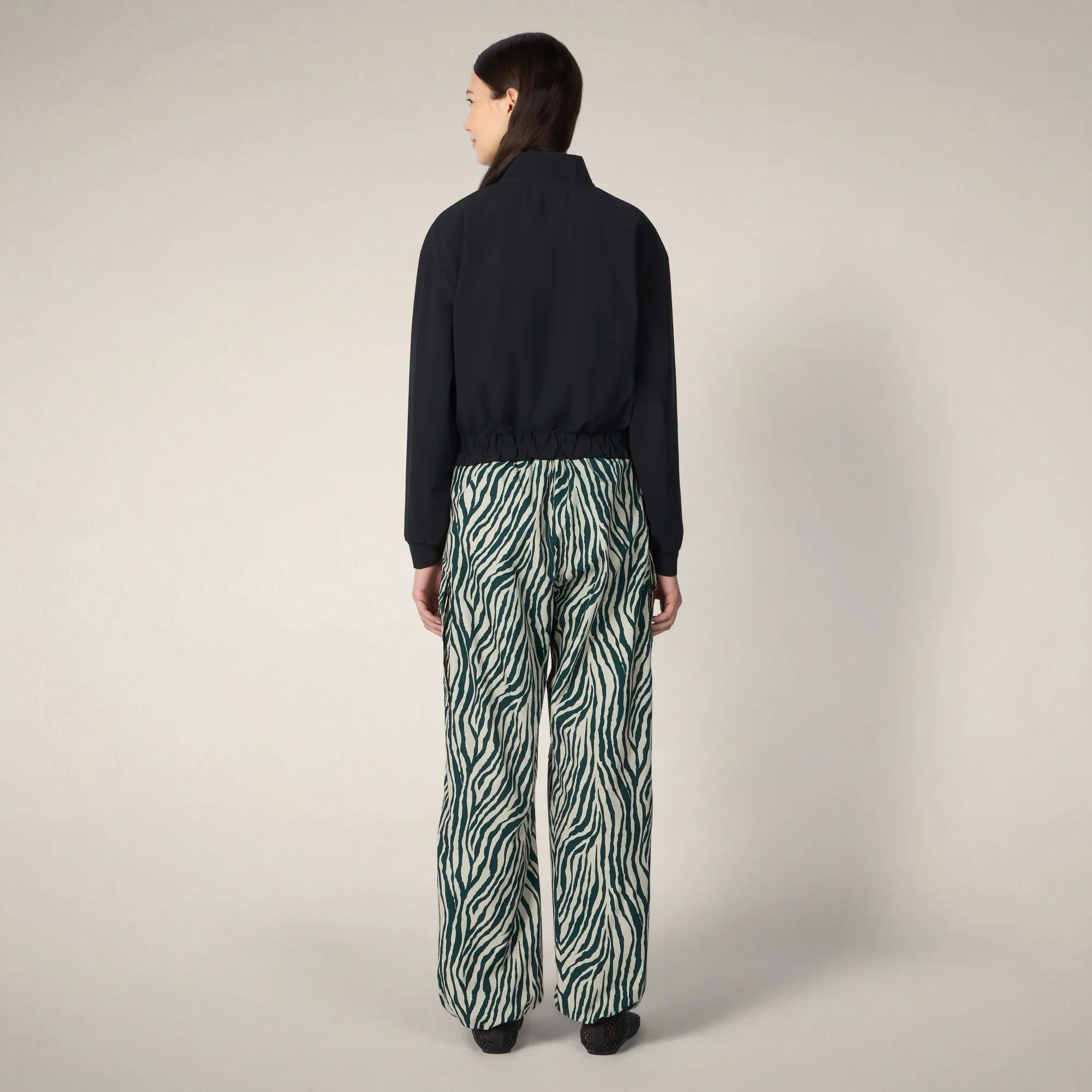 Women's Bomber Jacket Alana in Black - FYI sold by Save The Duck product image thumbnail 2