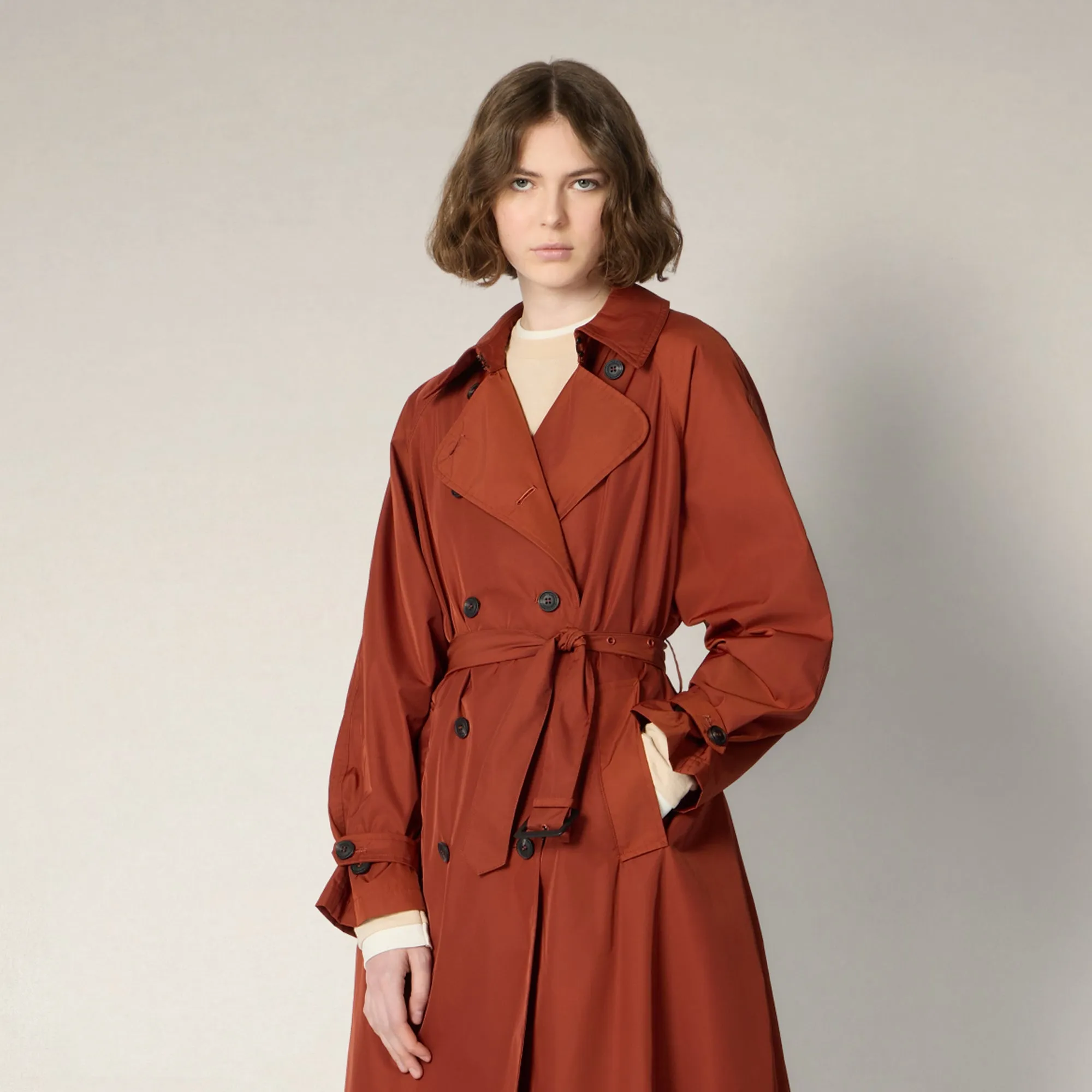 Women's Coat Gala in Sienna Red sold by Save The Duck product image thumbnail 5