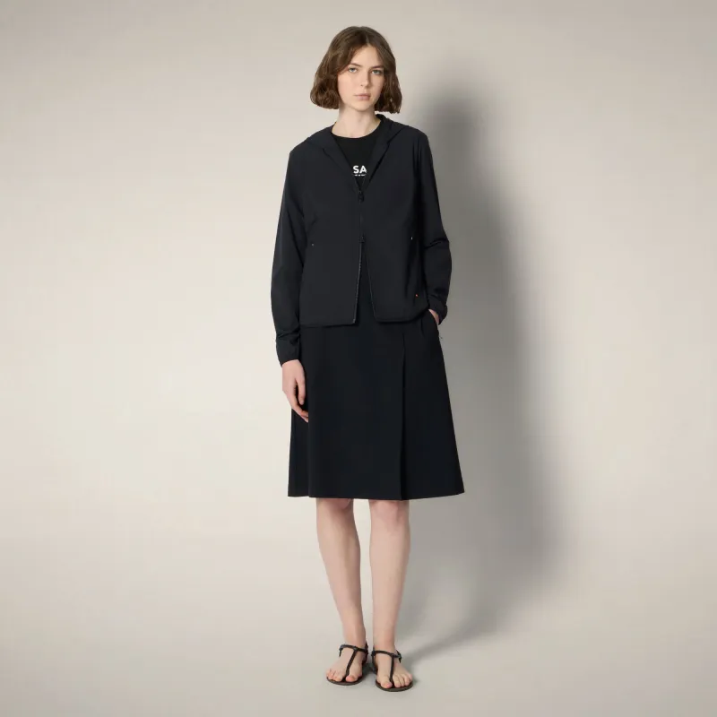 Women's Hoodie Dorina in Black - ASAP made by Save The Duck