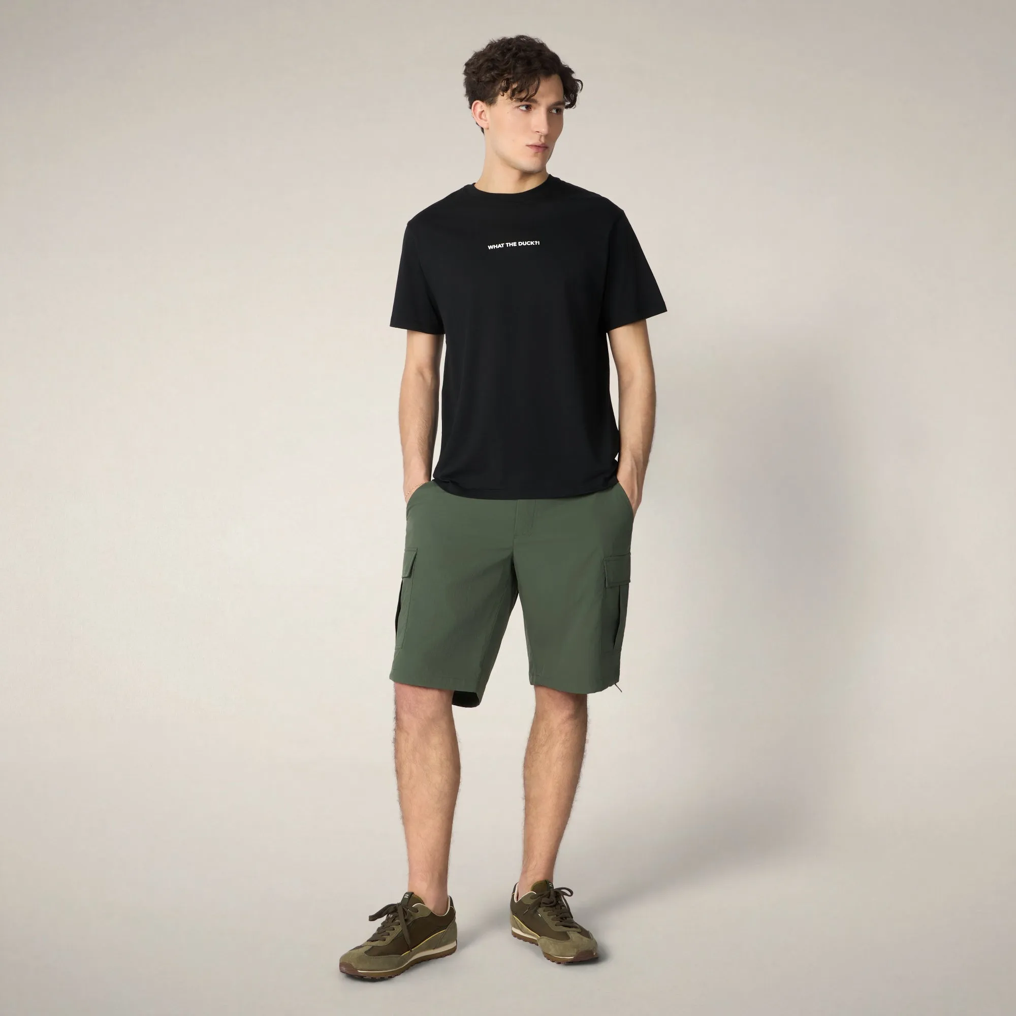 Men's T-shirt Bern in Black sold by Save The Duck