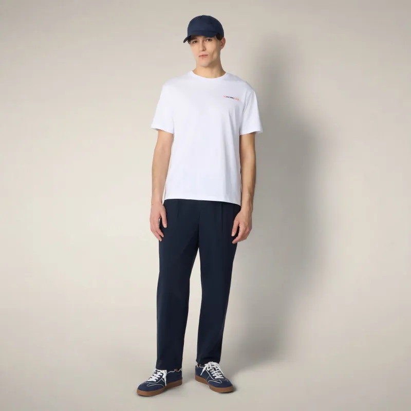 Men's T-shirt Abram in White made by Save The Duck