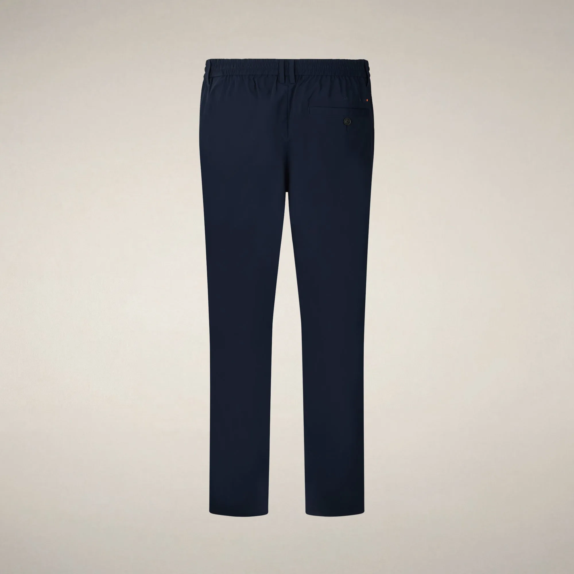 Men's Slim Pants Corbin L.32 in Navy Blue - ASAP sold by Save The Duck product image thumbnail 4