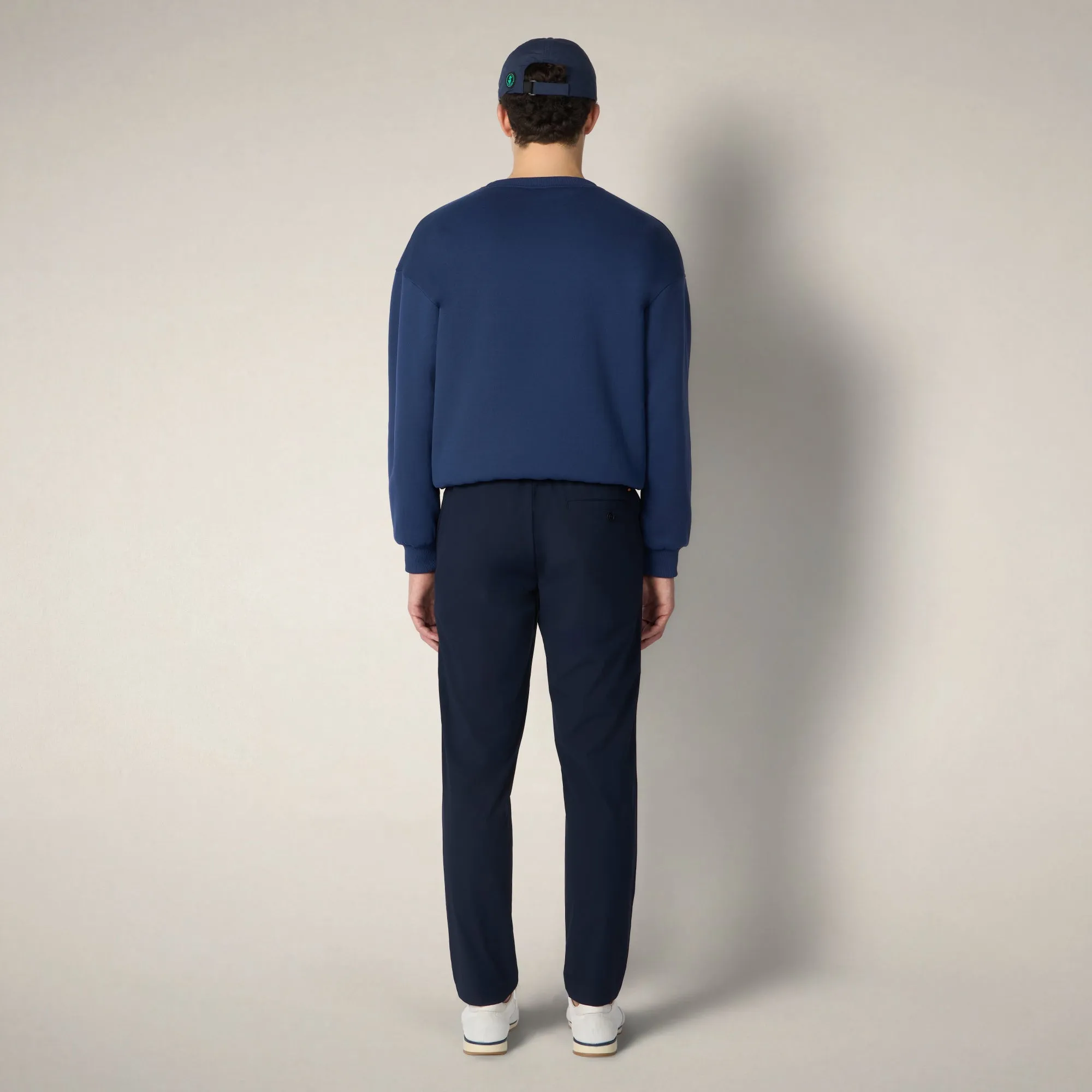 Men's Slim Pants Corbin L.32 in Navy Blue - ASAP sold by Save The Duck product image thumbnail 2