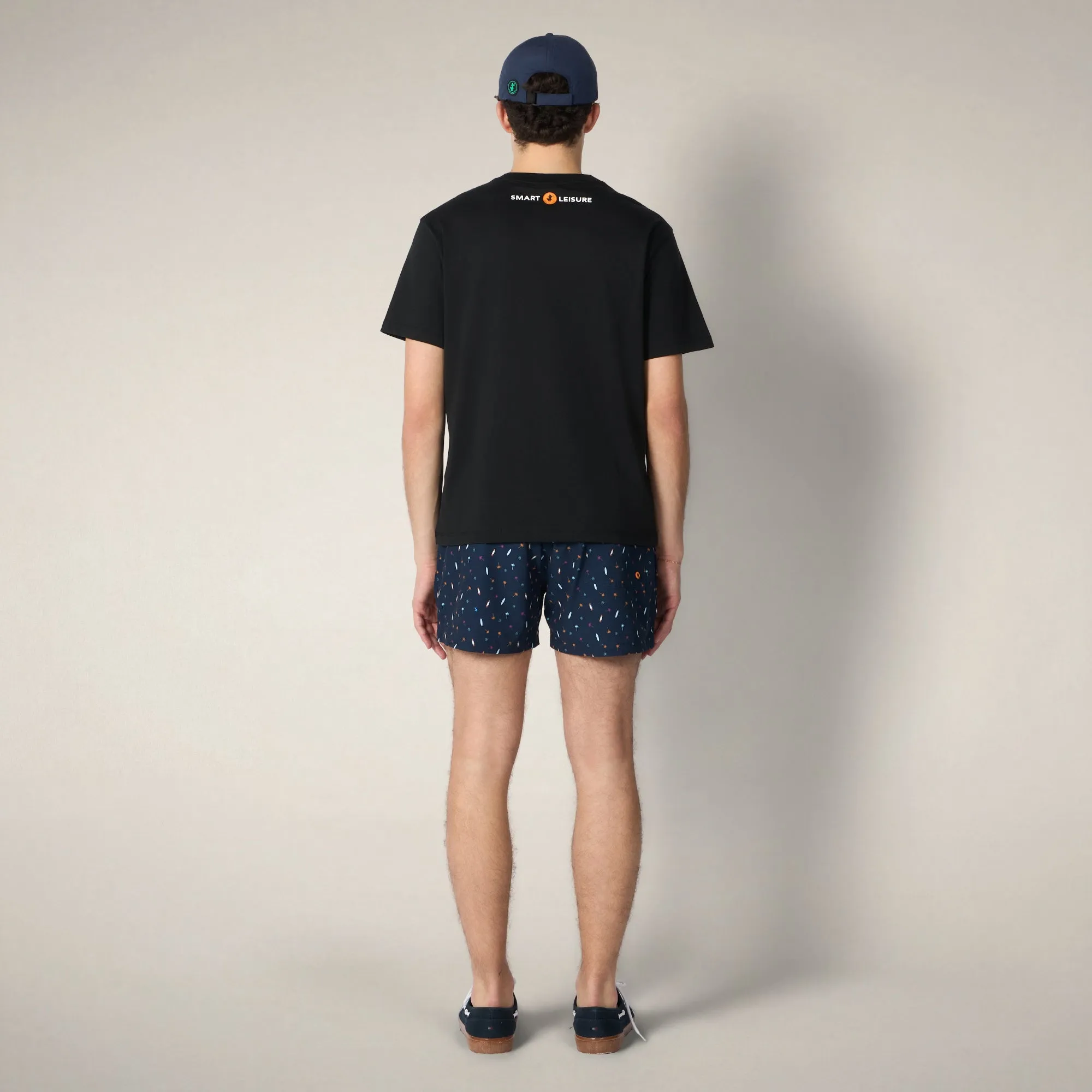 Men's Swim Shorts Ademir with palms & surfboards print sold by Save The Duck product image thumbnail 2