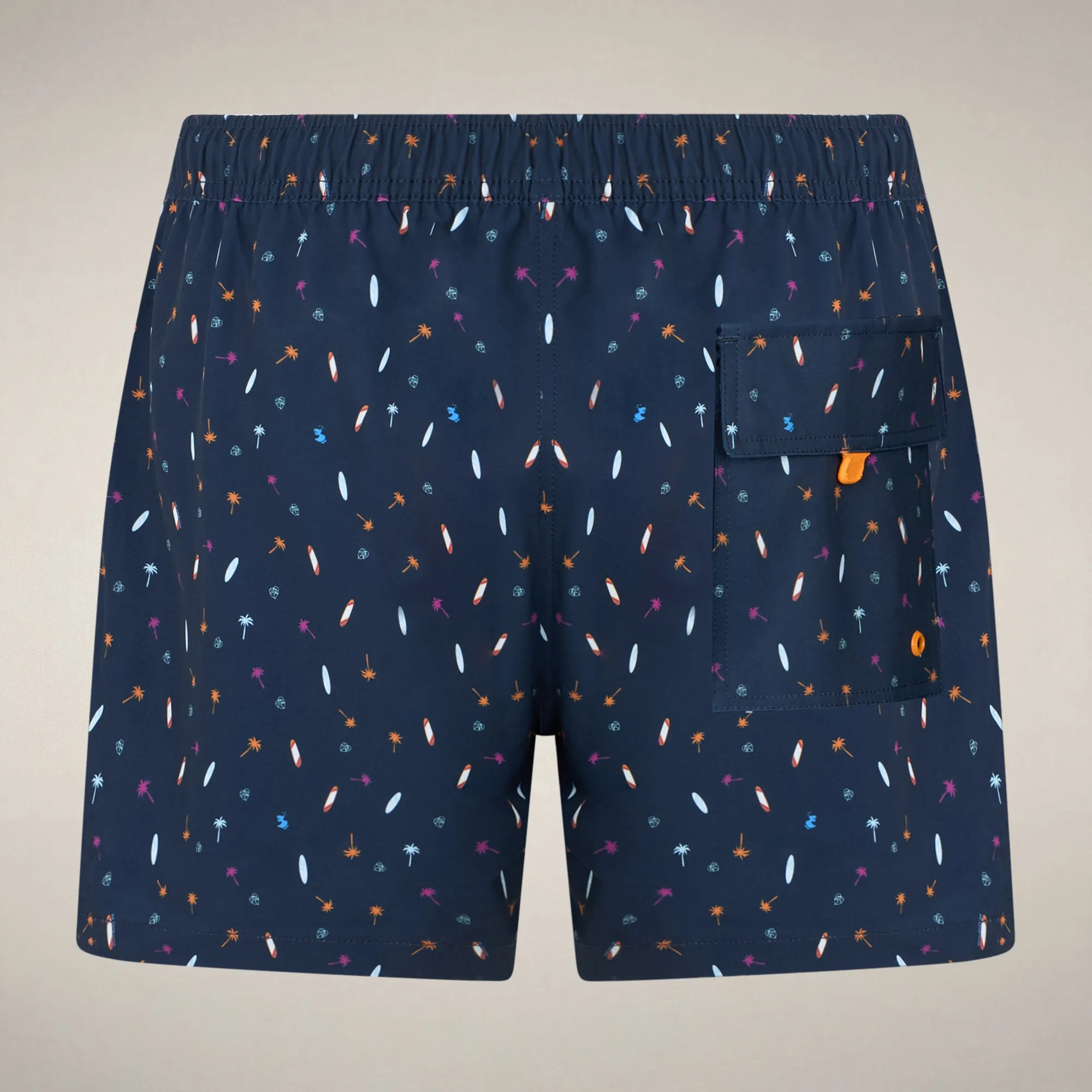 Men's Swim Shorts Ademir with palms & surfboards print sold by Save The Duck product image thumbnail 4