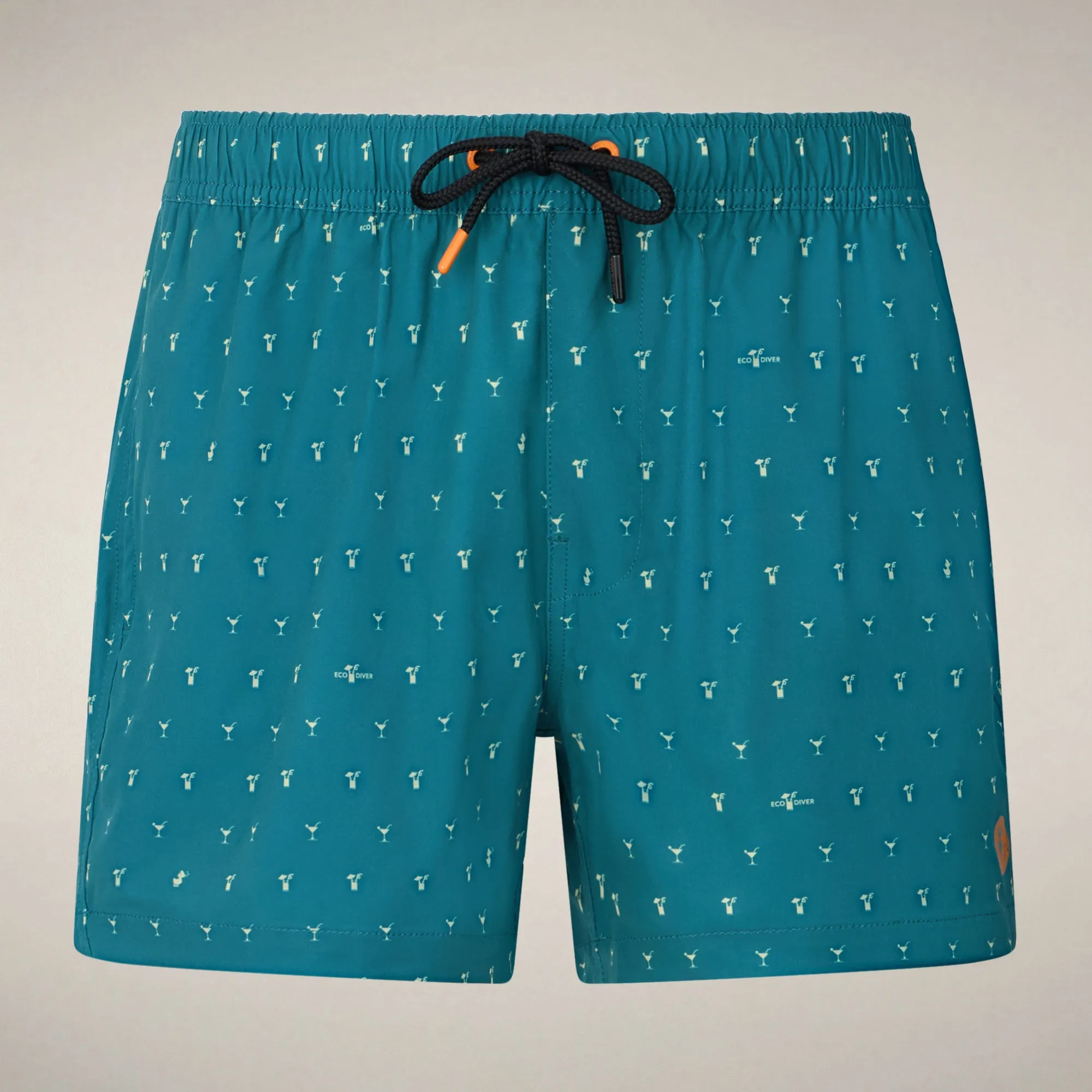 Men's Swim Shorts Ademir with cocktails print sold by Save The Duck product image thumbnail 3
