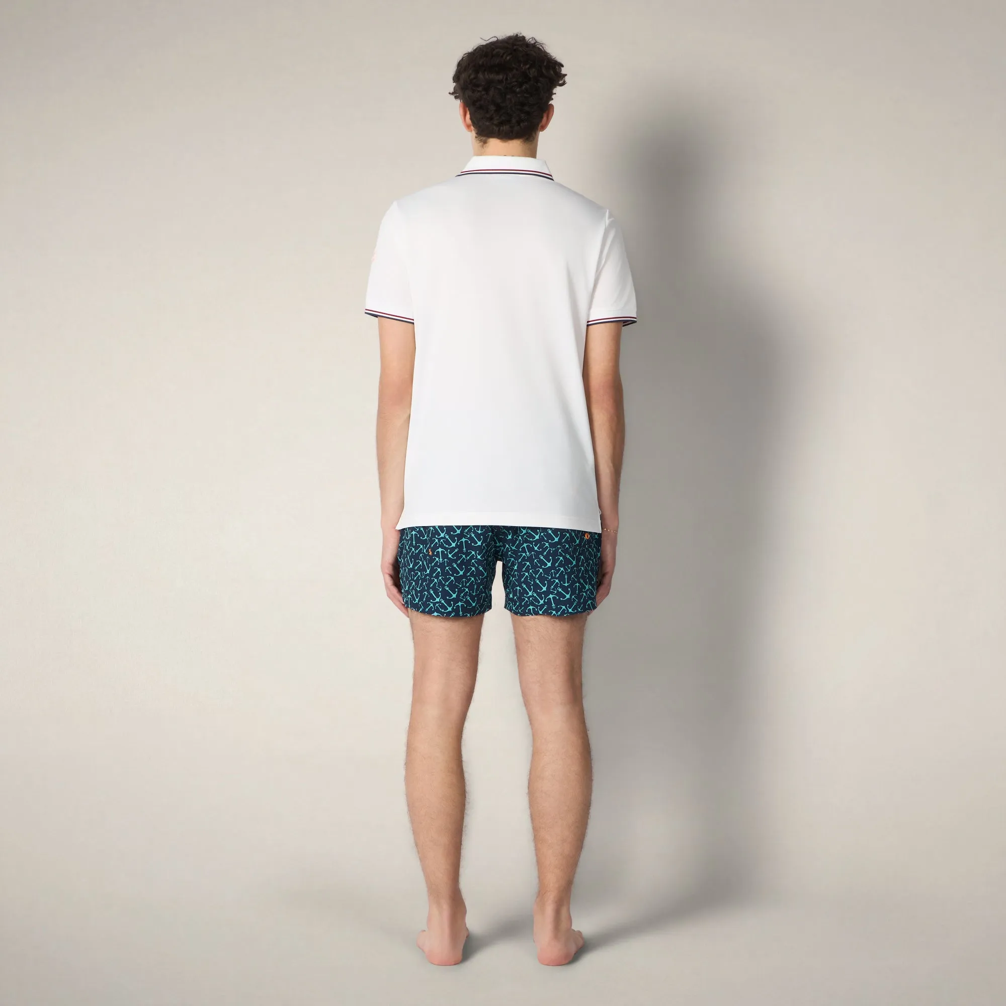 Men's Swim Shorts Ademir with anchors print sold by Save The Duck product image thumbnail 2