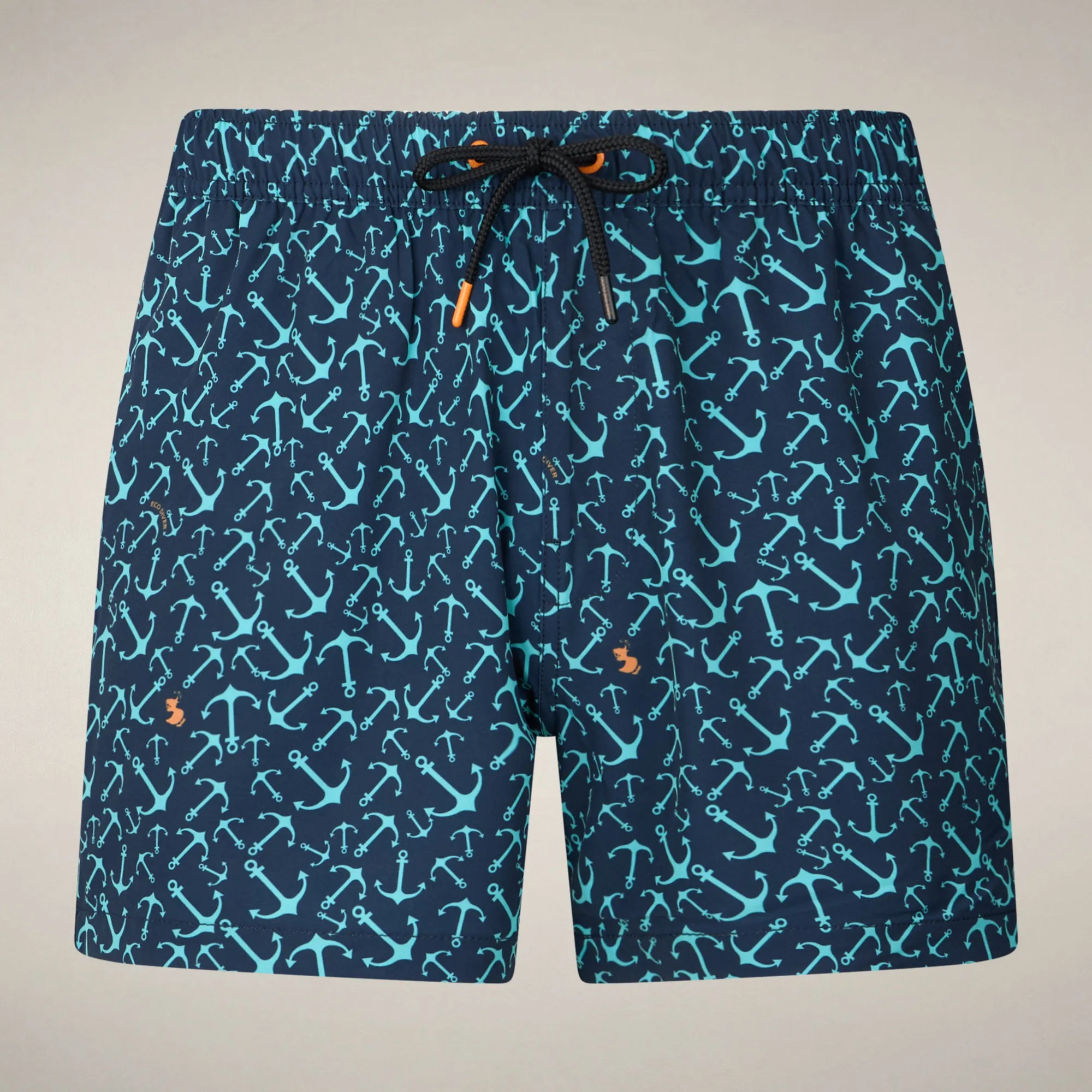 Men's Swim Shorts Ademir with anchors print sold by Save The Duck product image thumbnail 3