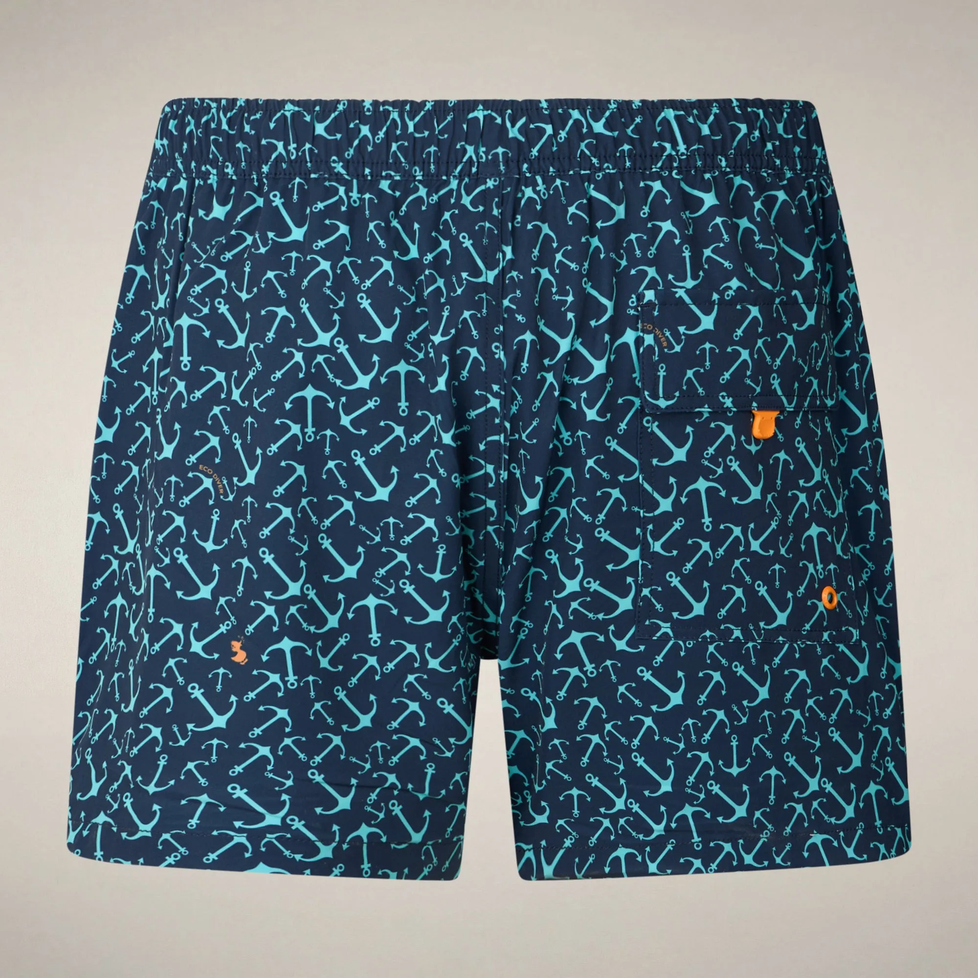 Men's Swim Shorts Ademir with anchors print sold by Save The Duck product image thumbnail 4
