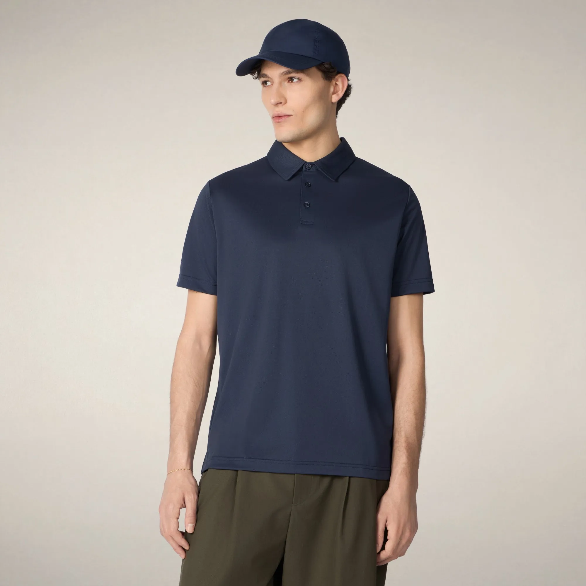 Men's Polo Clay in Navy Blue sold by Save The Duck product image thumbnail 5