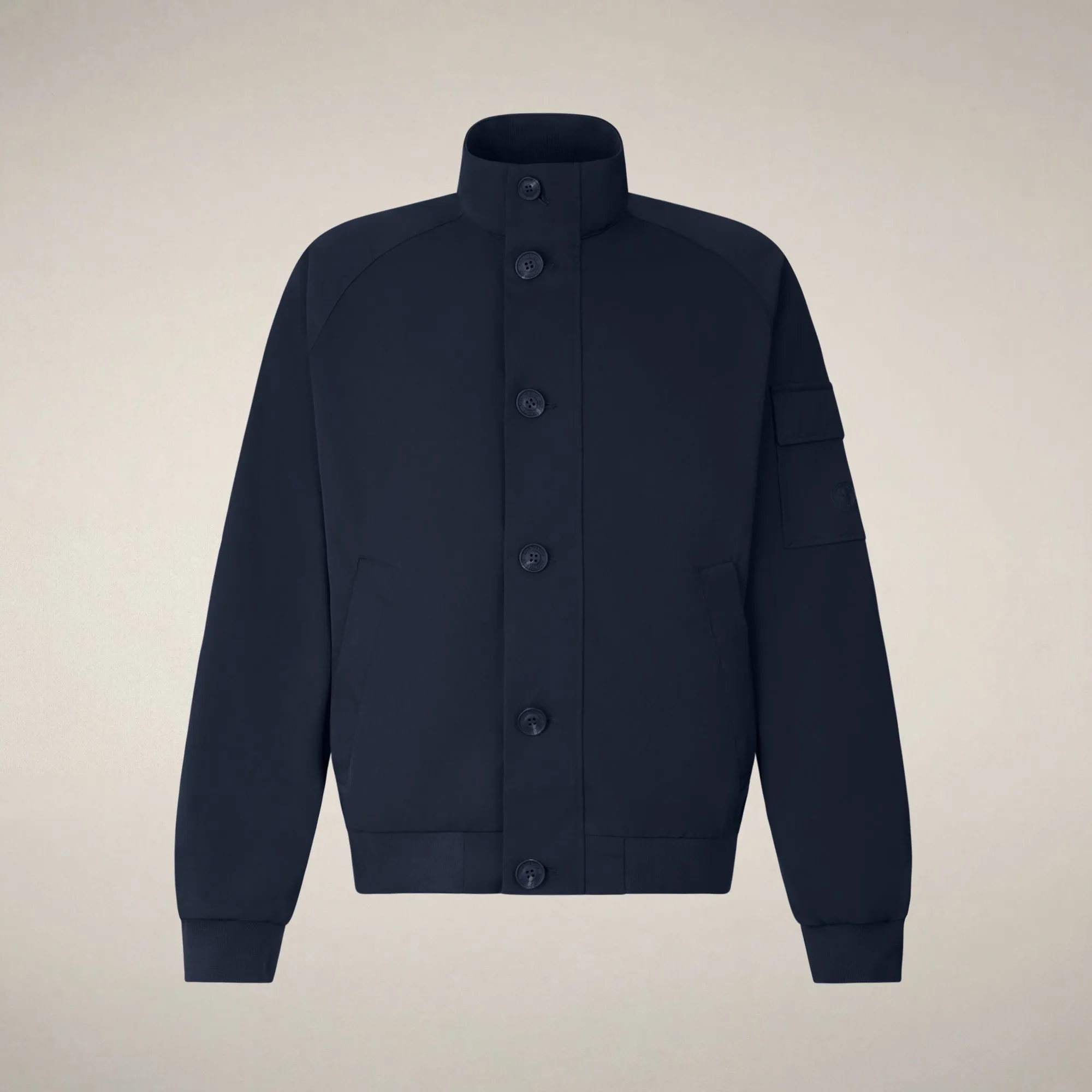 Men's Bomber Jacket Blade in Navy Blue sold by Save The Duck product image thumbnail 3