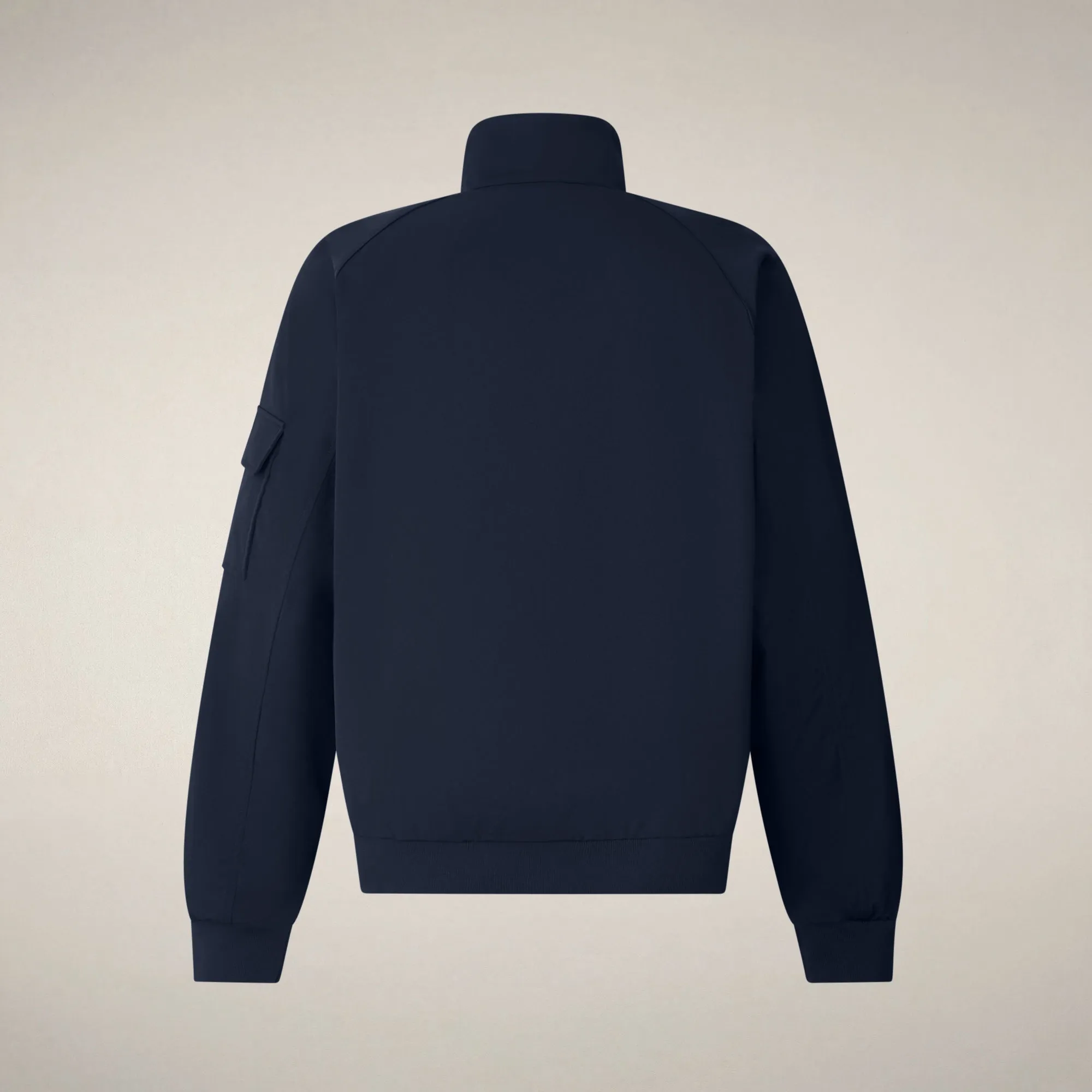 Men's Bomber Jacket Blade in Navy Blue sold by Save The Duck product image thumbnail 4