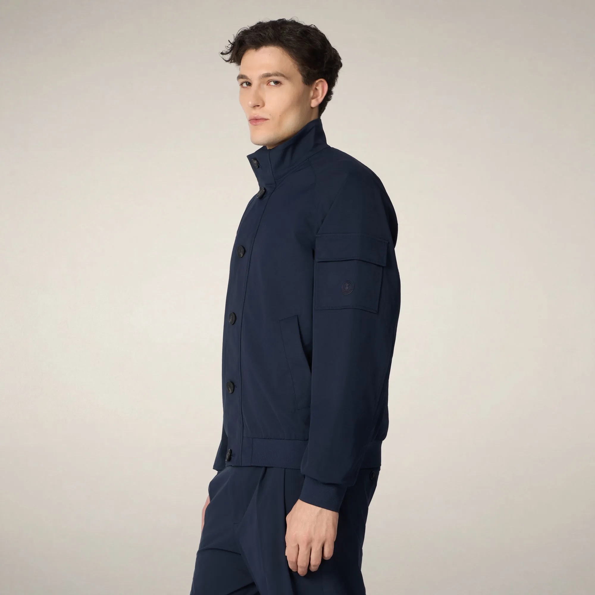 Men's Bomber Jacket Blade in Navy Blue sold by Save The Duck product image thumbnail 5