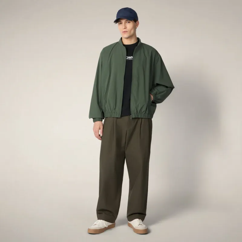 Men's bomber jacket Astor in Thyme Green - OMW made by Save The Duck
