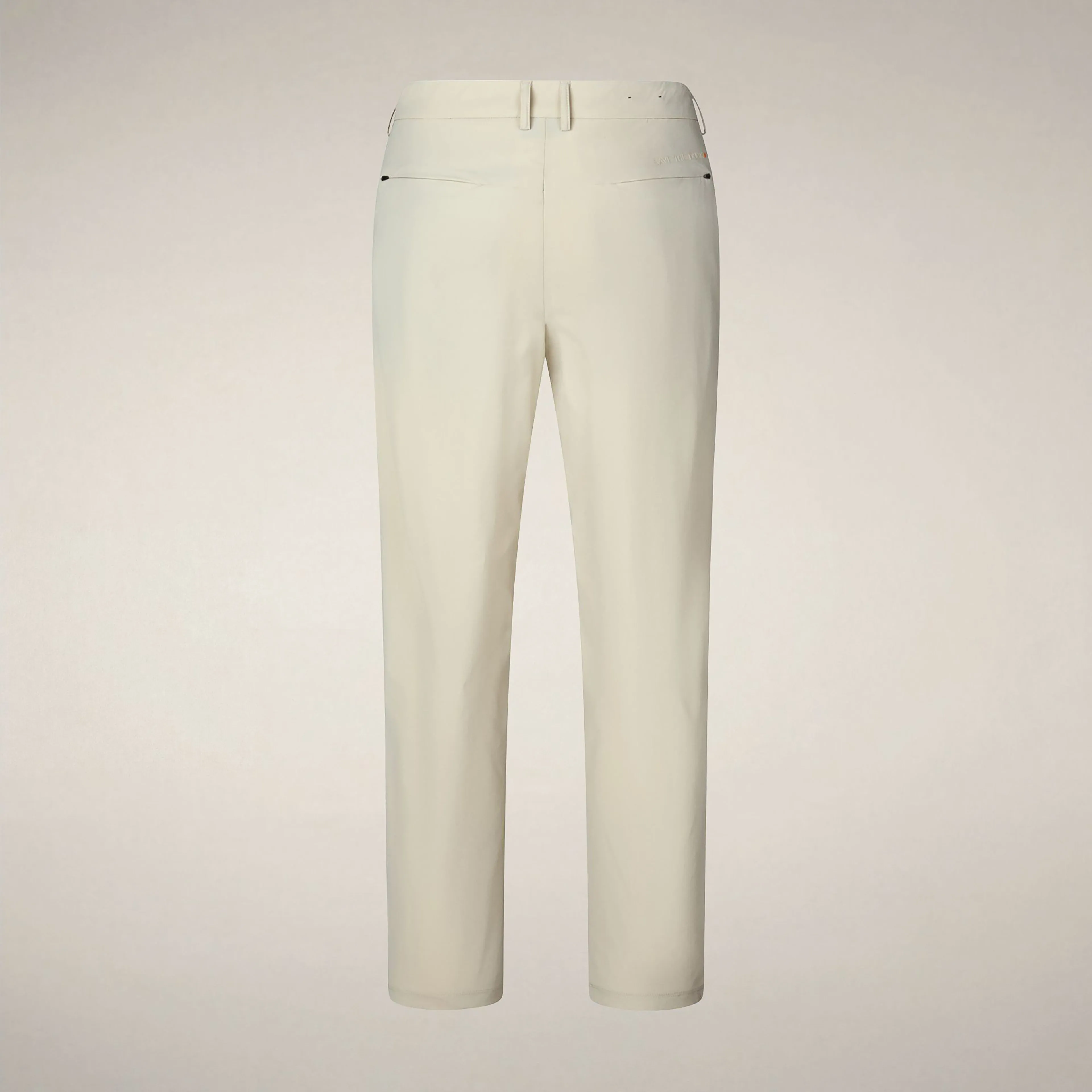 Men's chino slim fit steve in rainy beige sold by Save The Duck product image thumbnail 4