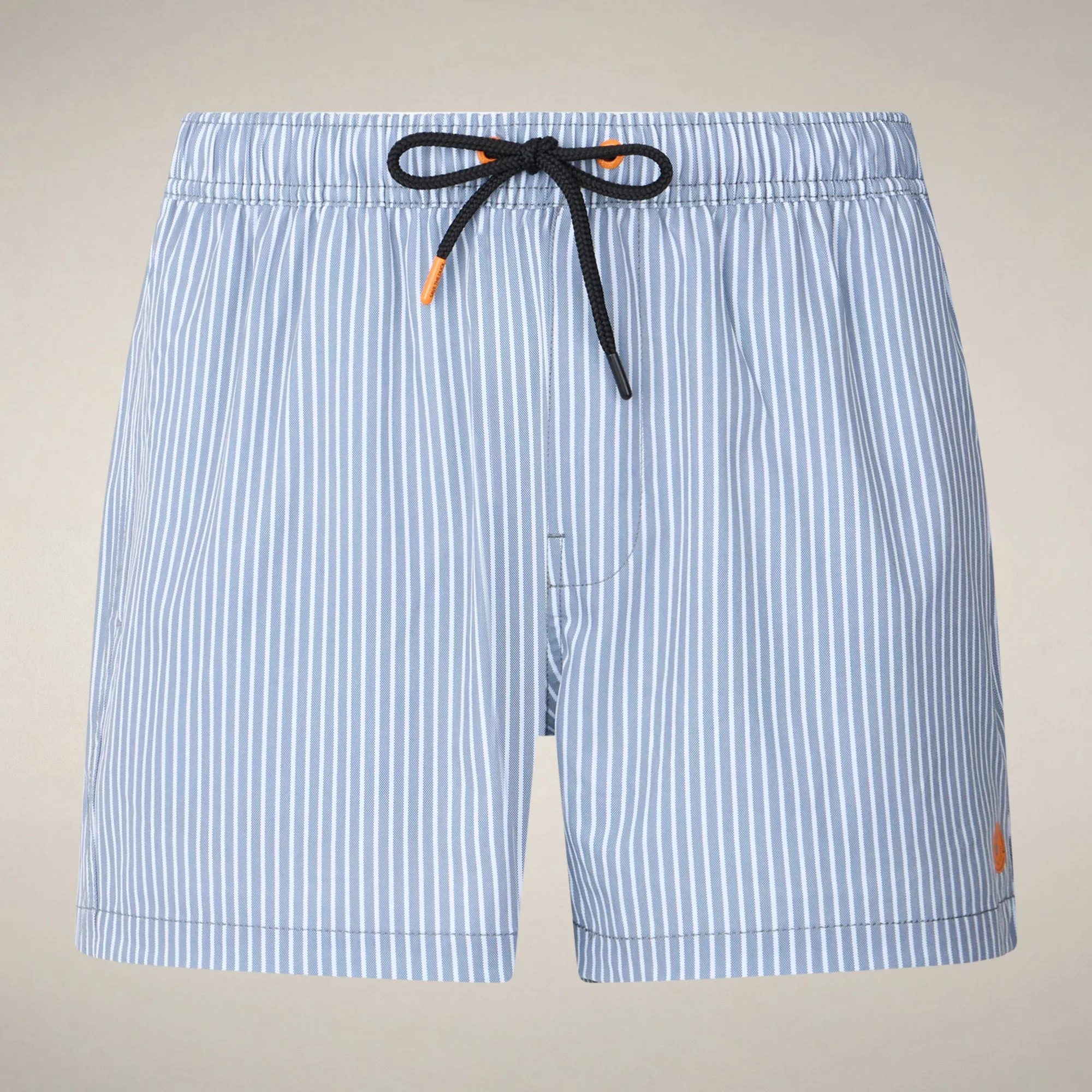 Men's Swim Shorts Ademir with oxford stripes sold by Save The Duck product image thumbnail 3