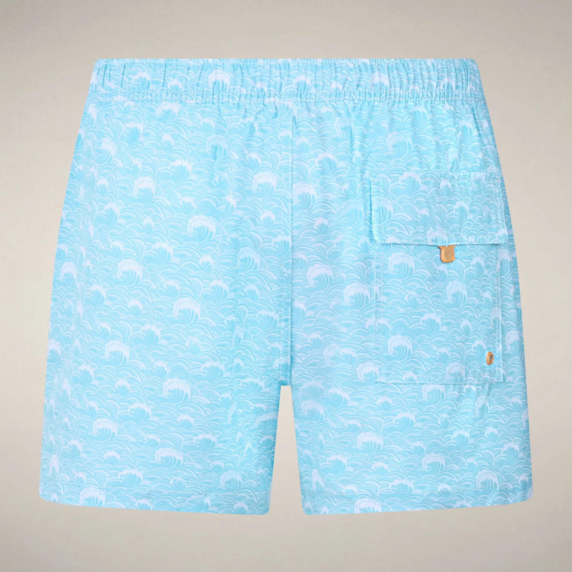 Men's Swim Shorts Ademir with japanese waves print sold by Save The Duck product image thumbnail 4