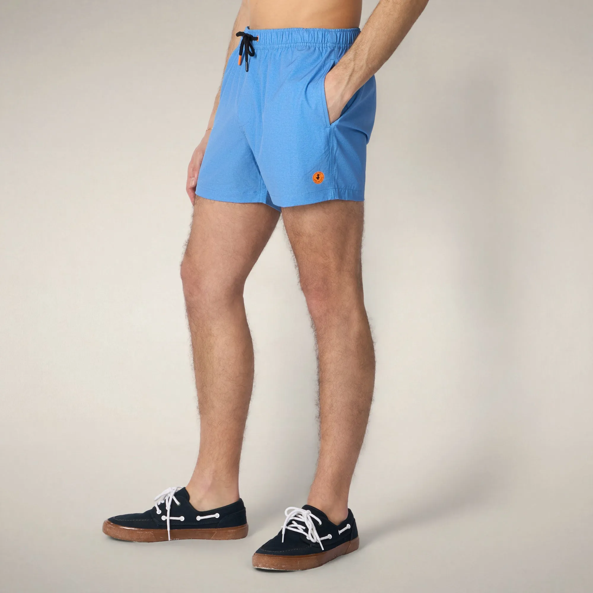 Men's Swim Shorts Ademir with chambray print sold by Save The Duck product image thumbnail 5