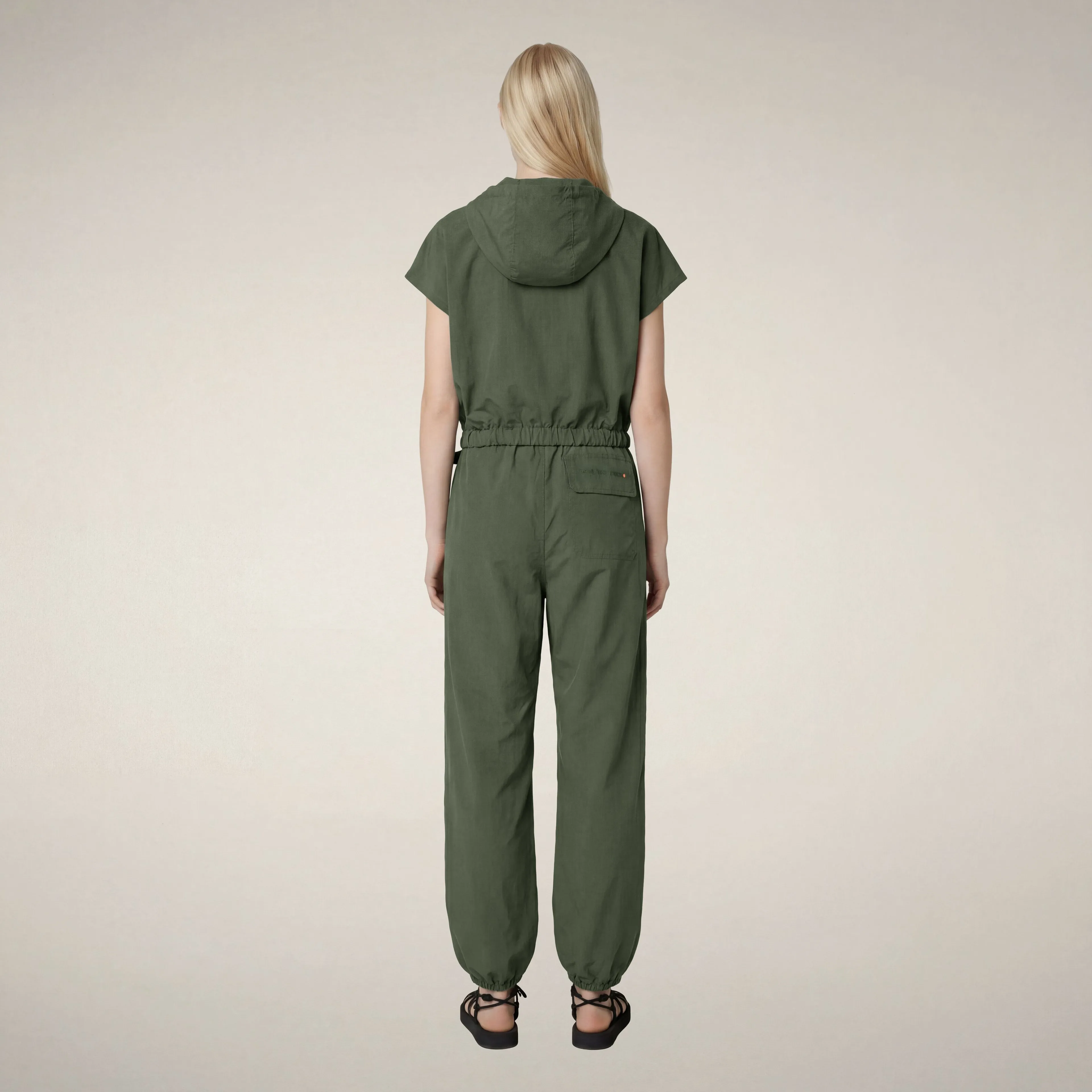 Women's cargo pants neoma in thyme green sold by Save The Duck product image thumbnail 2