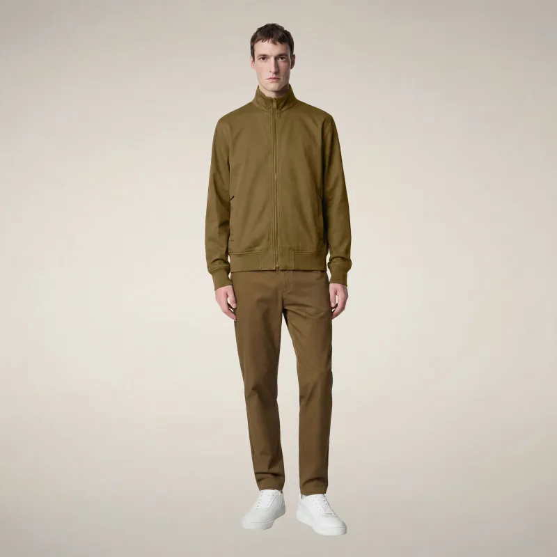 Men's parka Tulio in Bark green made by Save The Duck