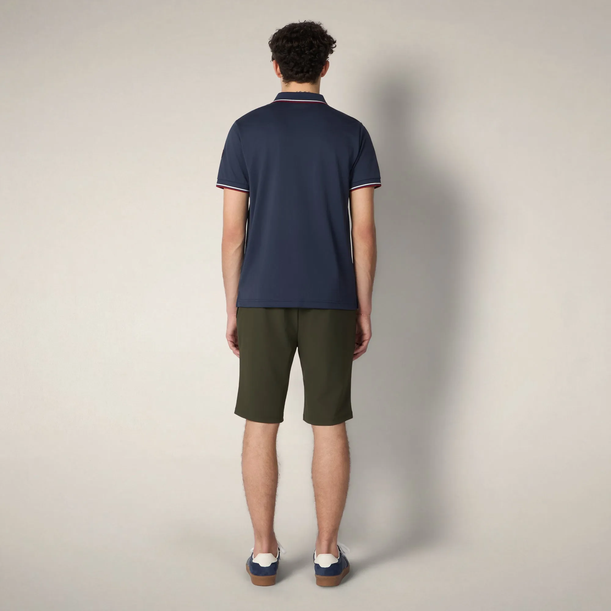 Men's Polo Hari in Navy Blue sold by Save The Duck product image thumbnail 2