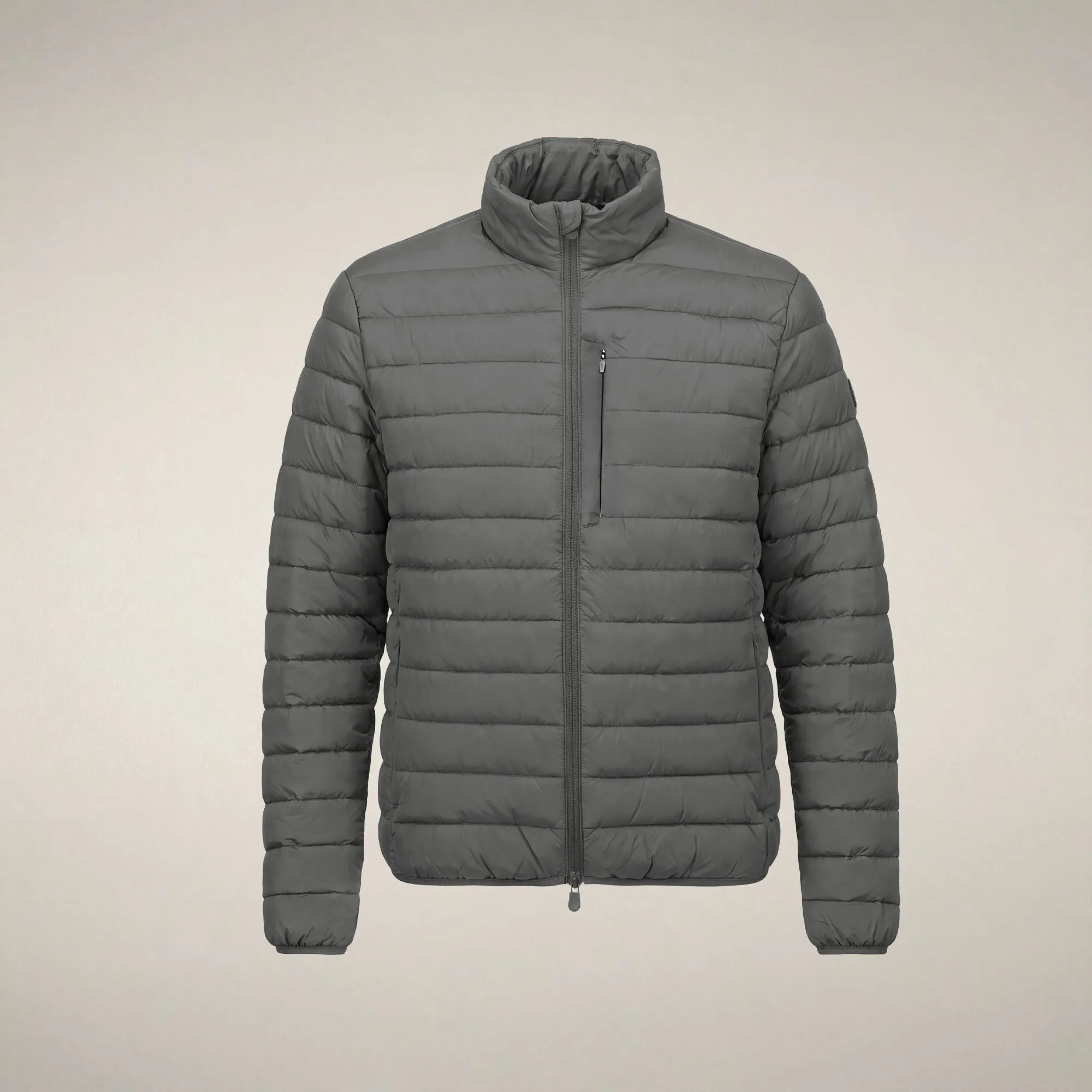Men's Puffer Jacket Erion in Gunmetal Grey sold by Save The Duck product image thumbnail 3