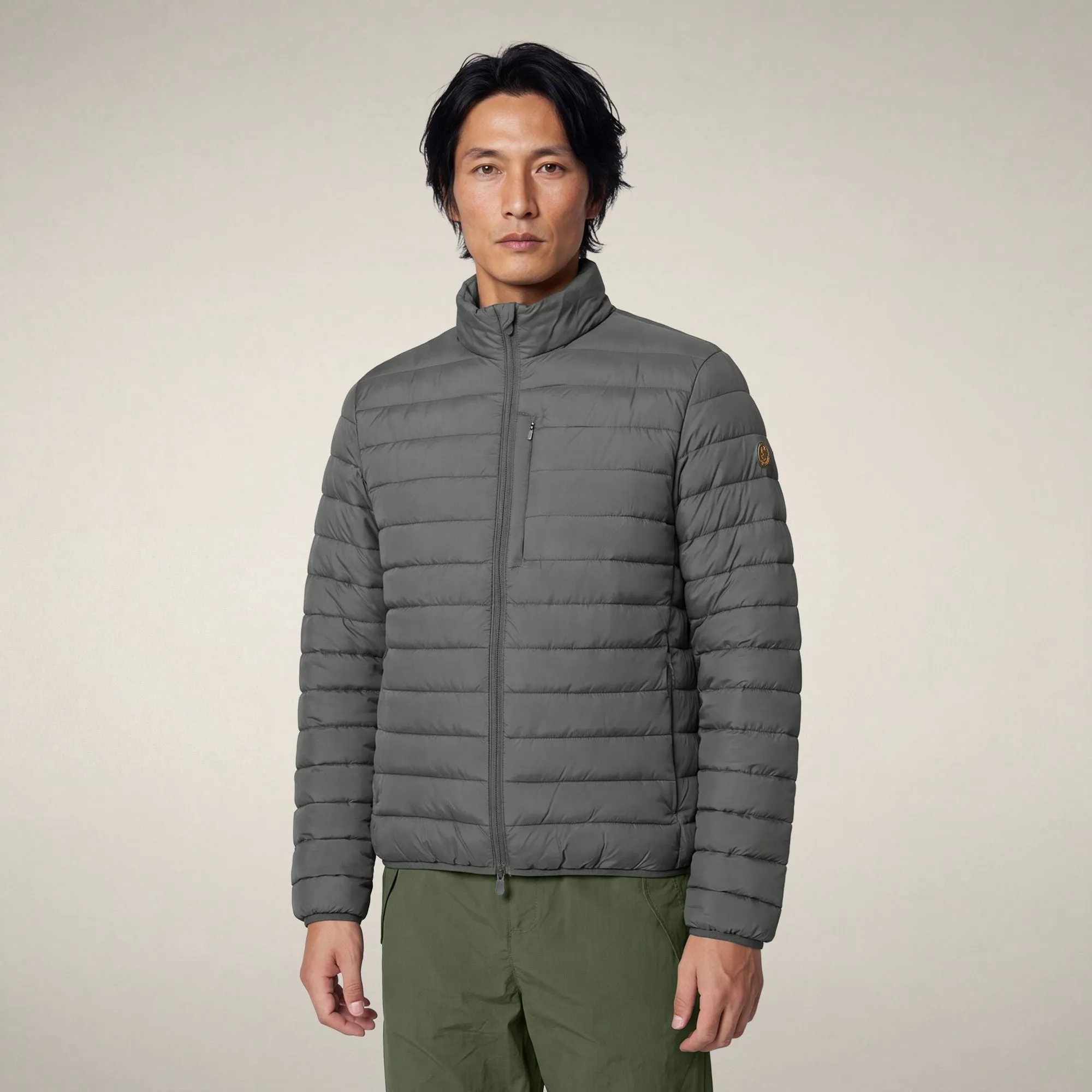 Men's Puffer Jacket Erion in Gunmetal Grey sold by Save The Duck product image thumbnail 5